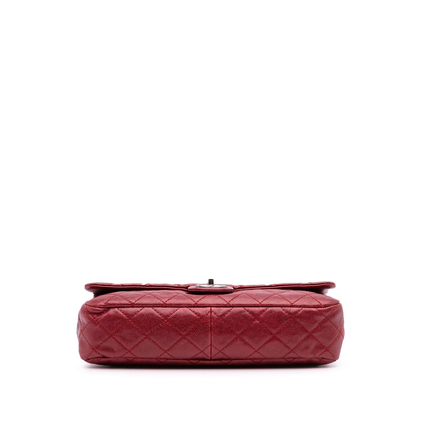 Chanel Quilted Caviar Easy Flap Handbag Flap 4