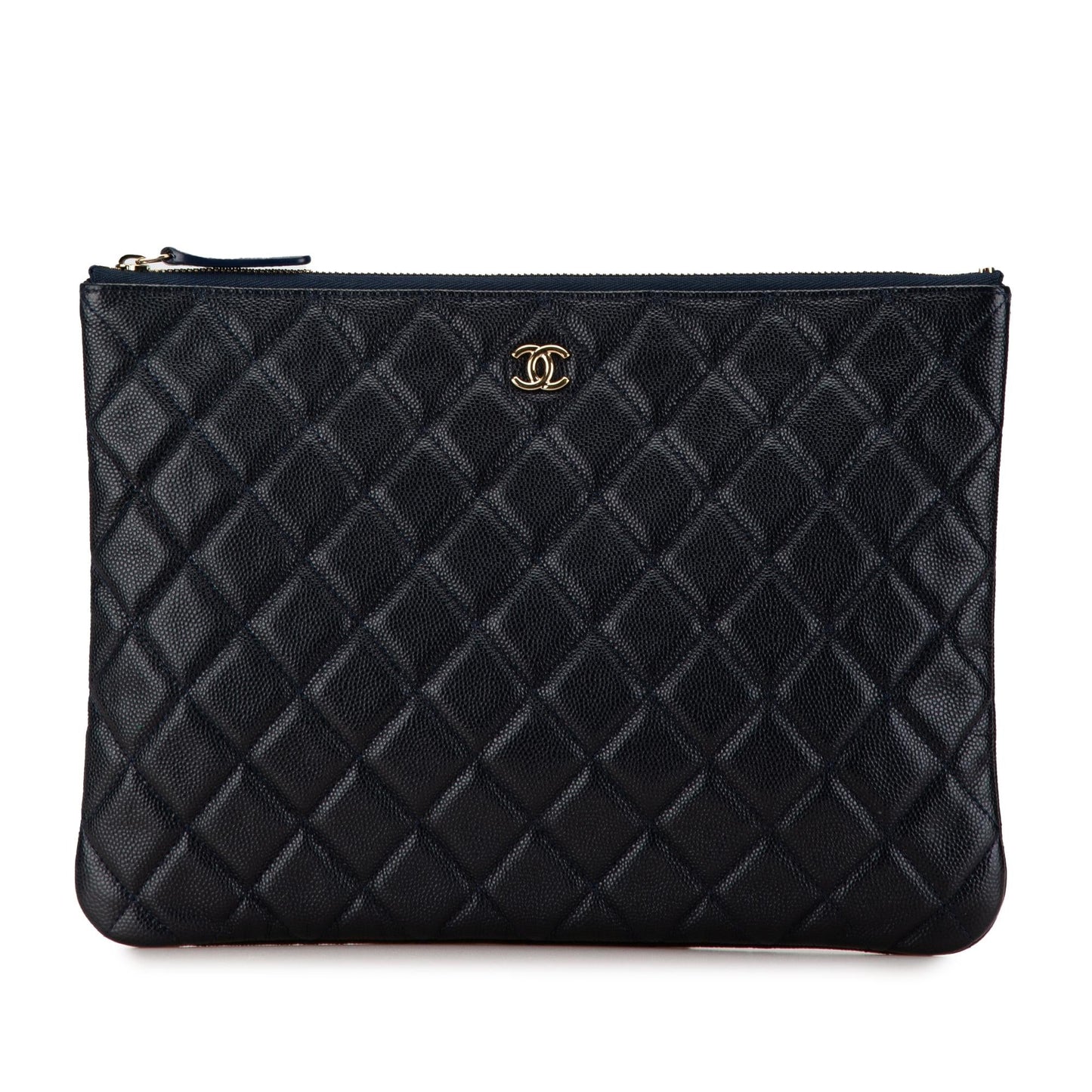 Chanel Quilted Caviar O SHG-bgRUQW Clutch Bag