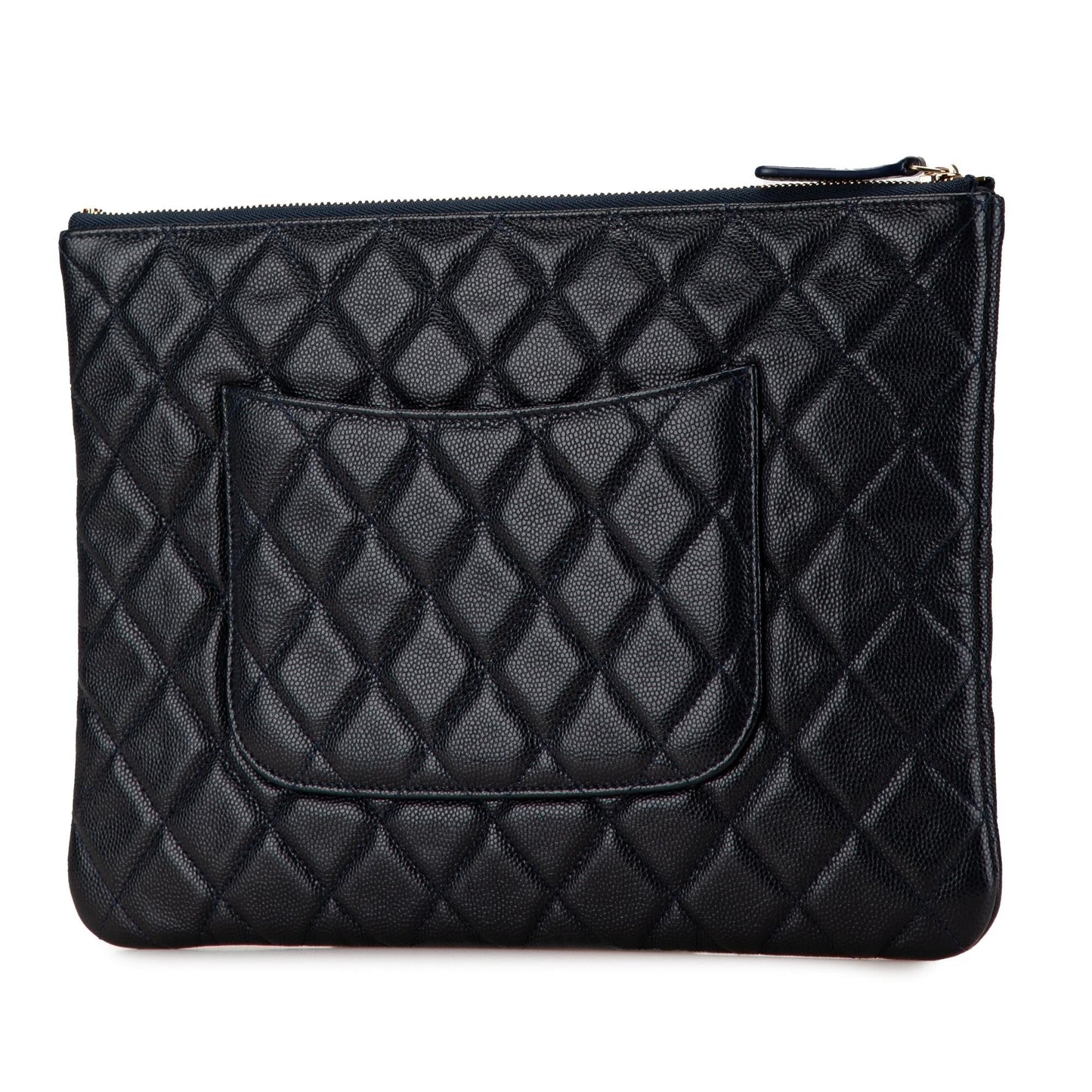Chanel Quilted Caviar O SHG-bgRUQW Clutch Bag