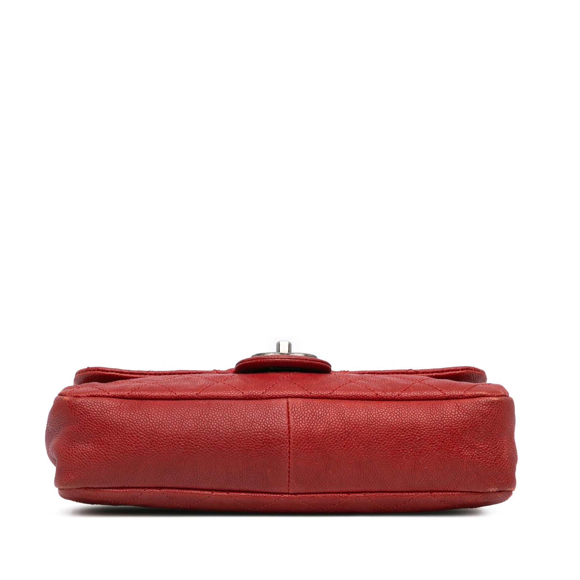 Chanel Quilted Caviar Simply CC Flap Handbag