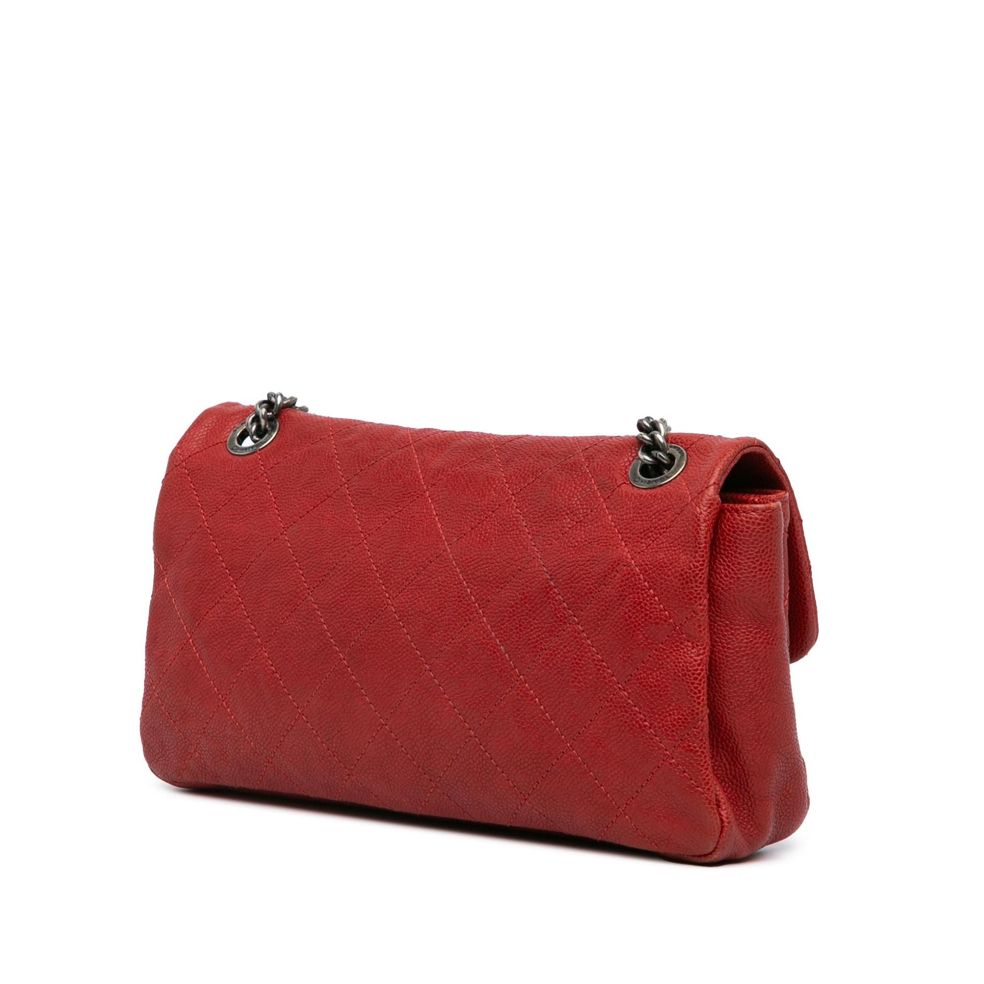 Chanel Quilted Caviar Simply CC Flap Handbag