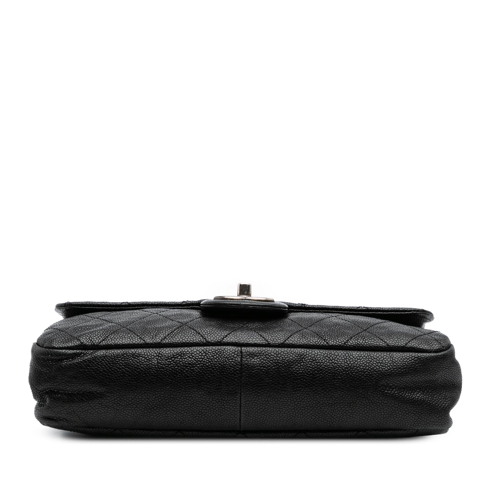 Chanel Quilted Caviar Simply CC Flap Handbag Flap 1