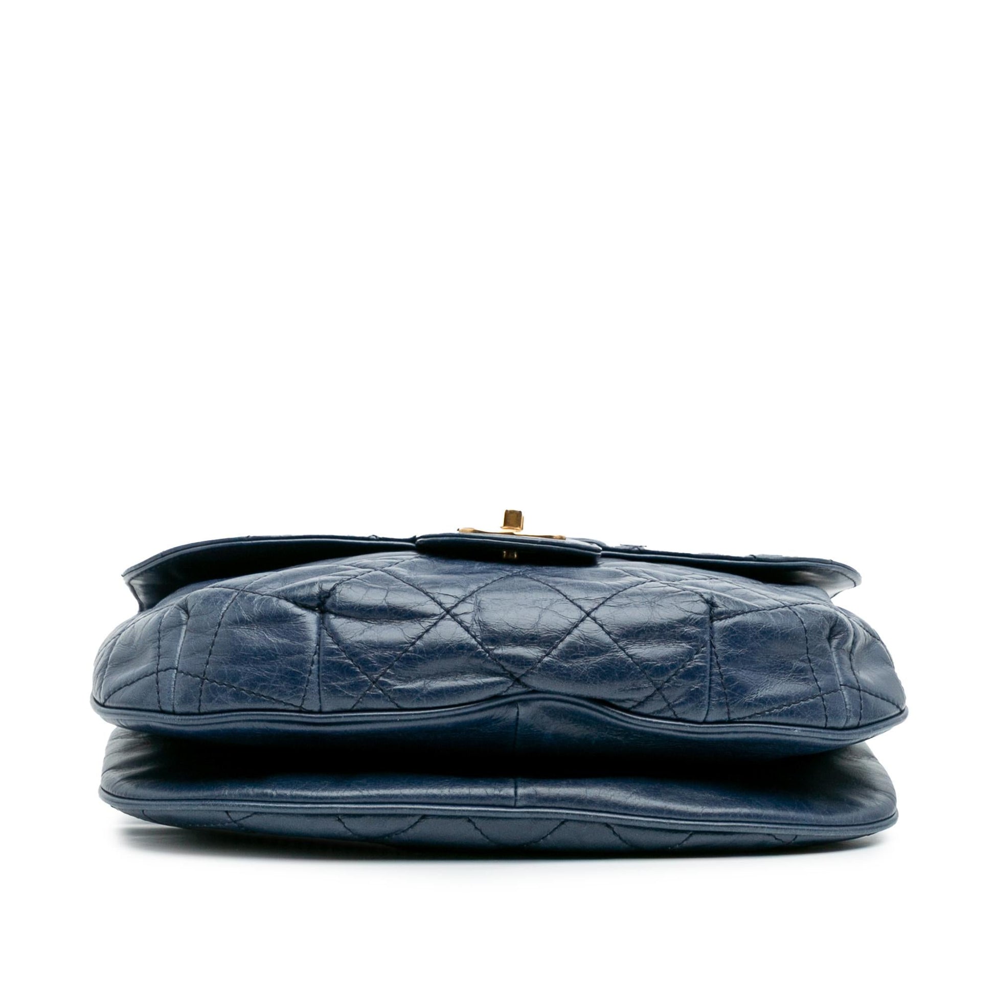 Chanel Quilted Glazed Calfskin Bubble CC Flap Handbag Flap 1