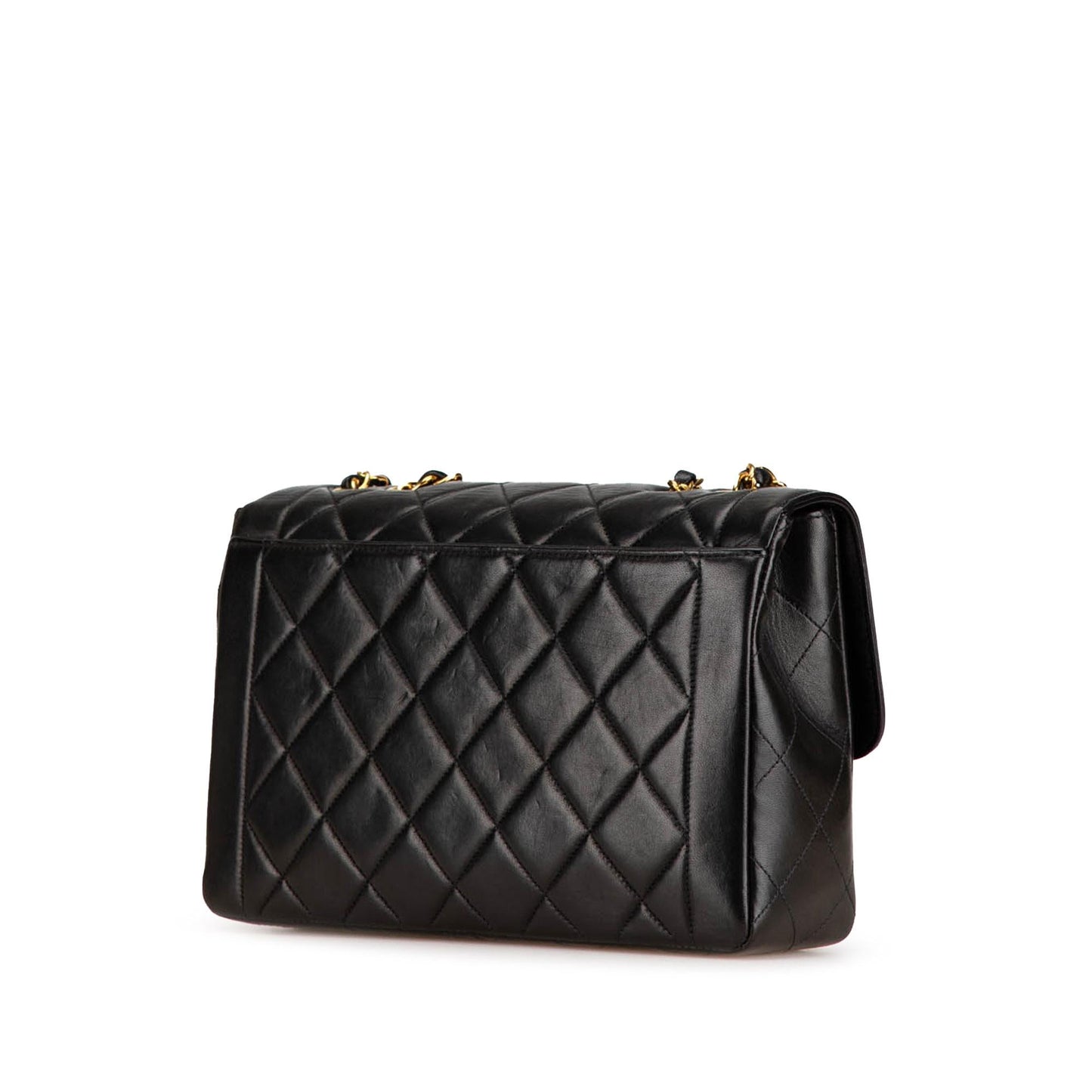 Chanel Quilted Lambskin Border Single Flap SHG-Tu2Hic Handbag