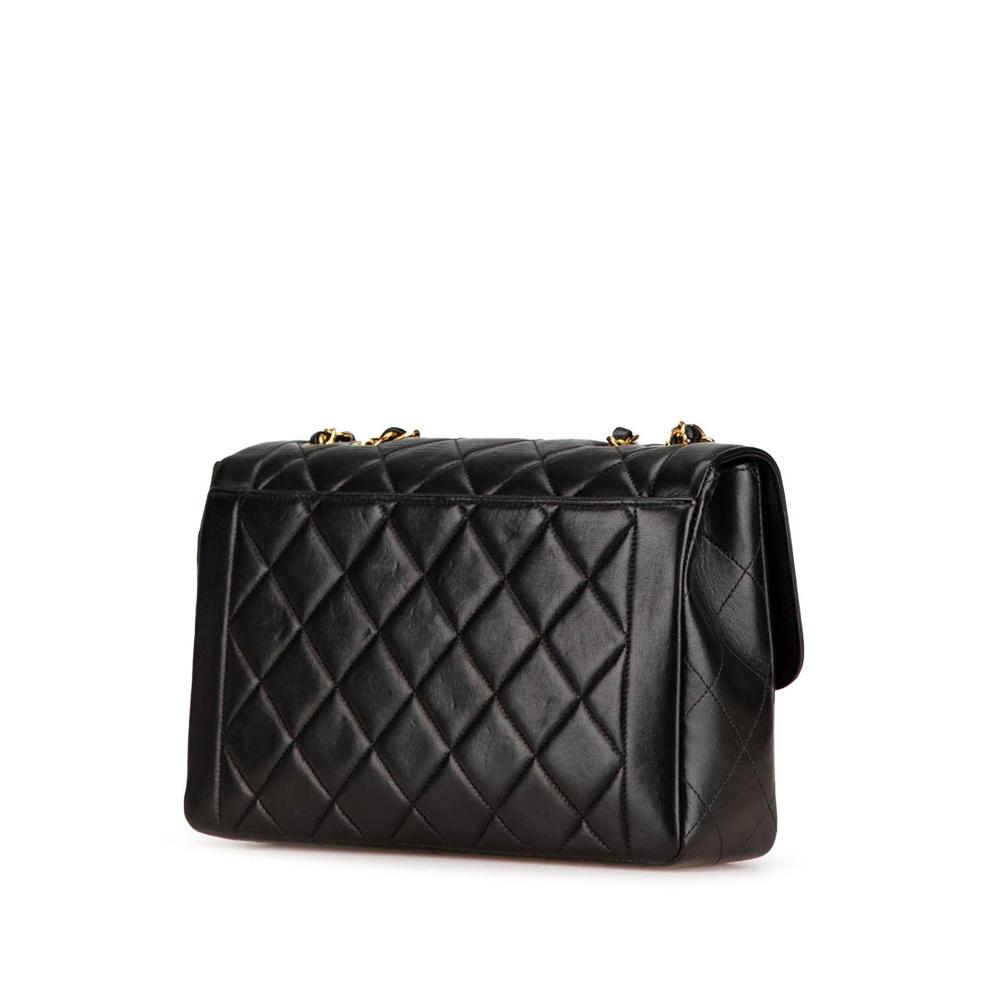 Chanel Quilted Lambskin Border Single Flap SHG-Tu2Hic Handbag