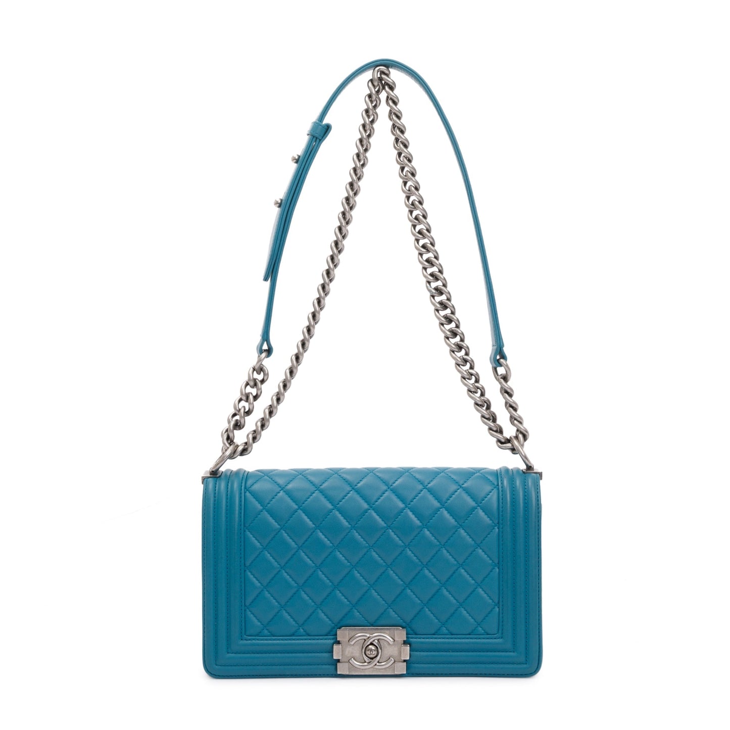 Chanel Quilted Boy Lambskin Travel Bag