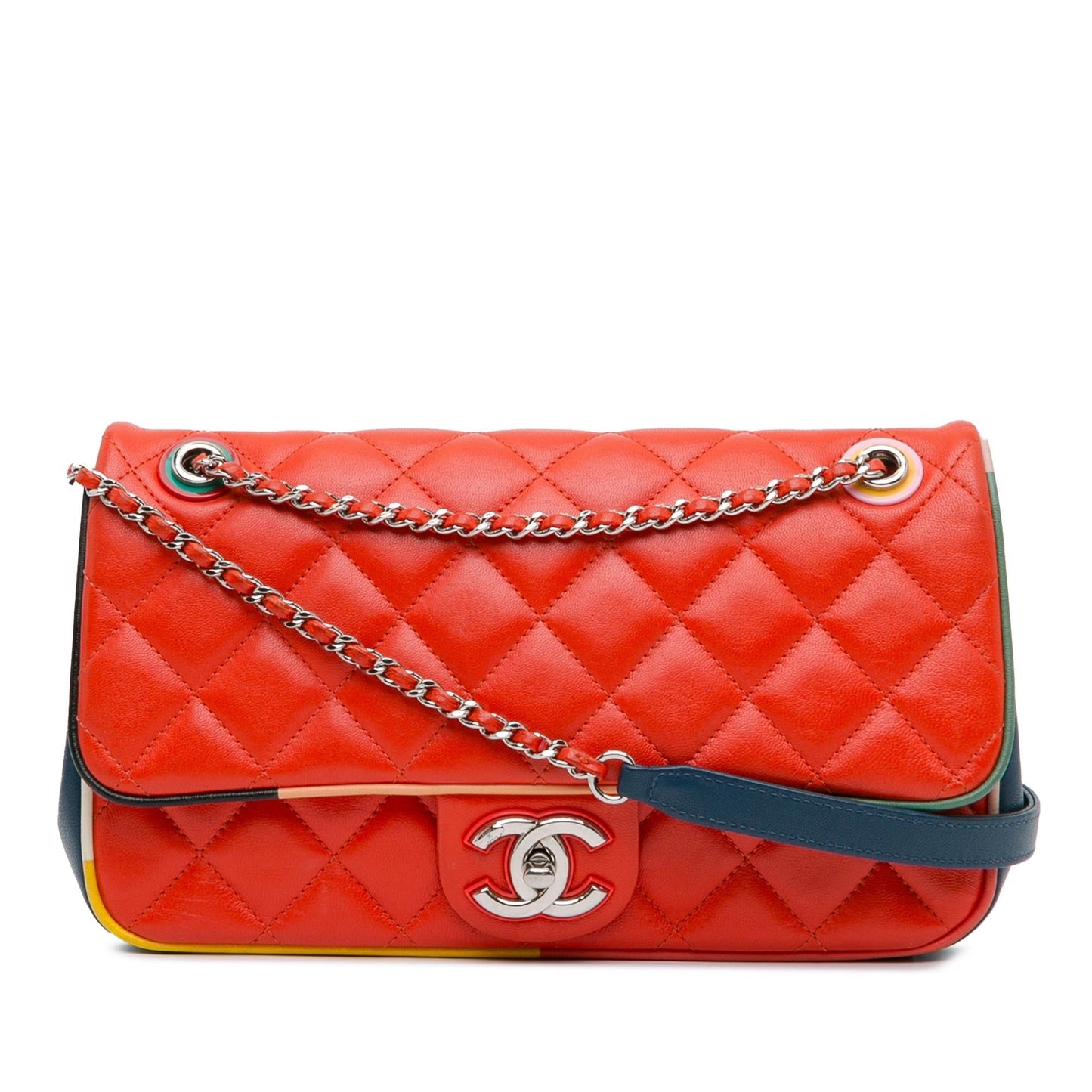 Chanel Quilted Lambskin Cuba Color Flap SHG-Knms3N Handbag