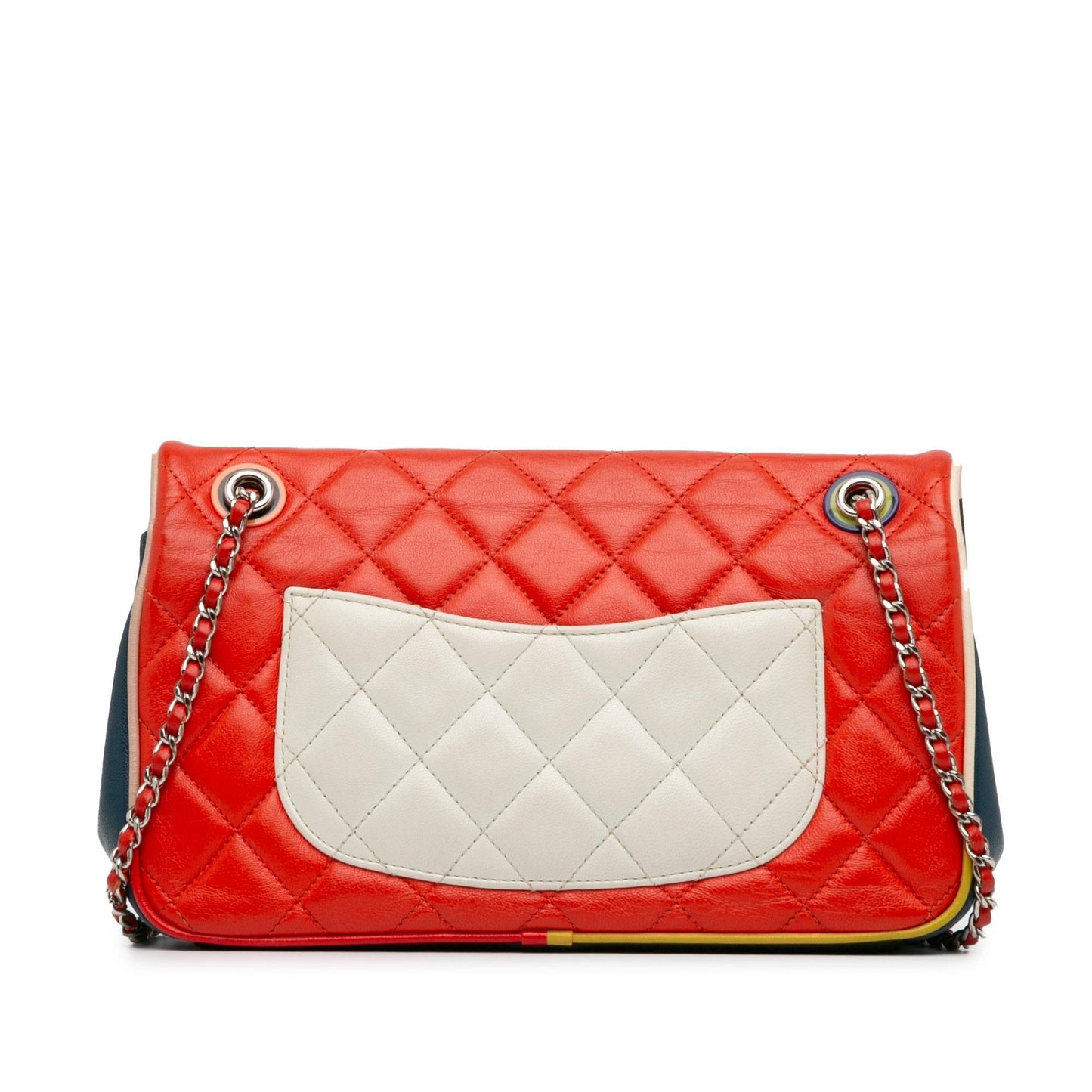 Chanel Quilted Lambskin Cuba Color Flap Handbag