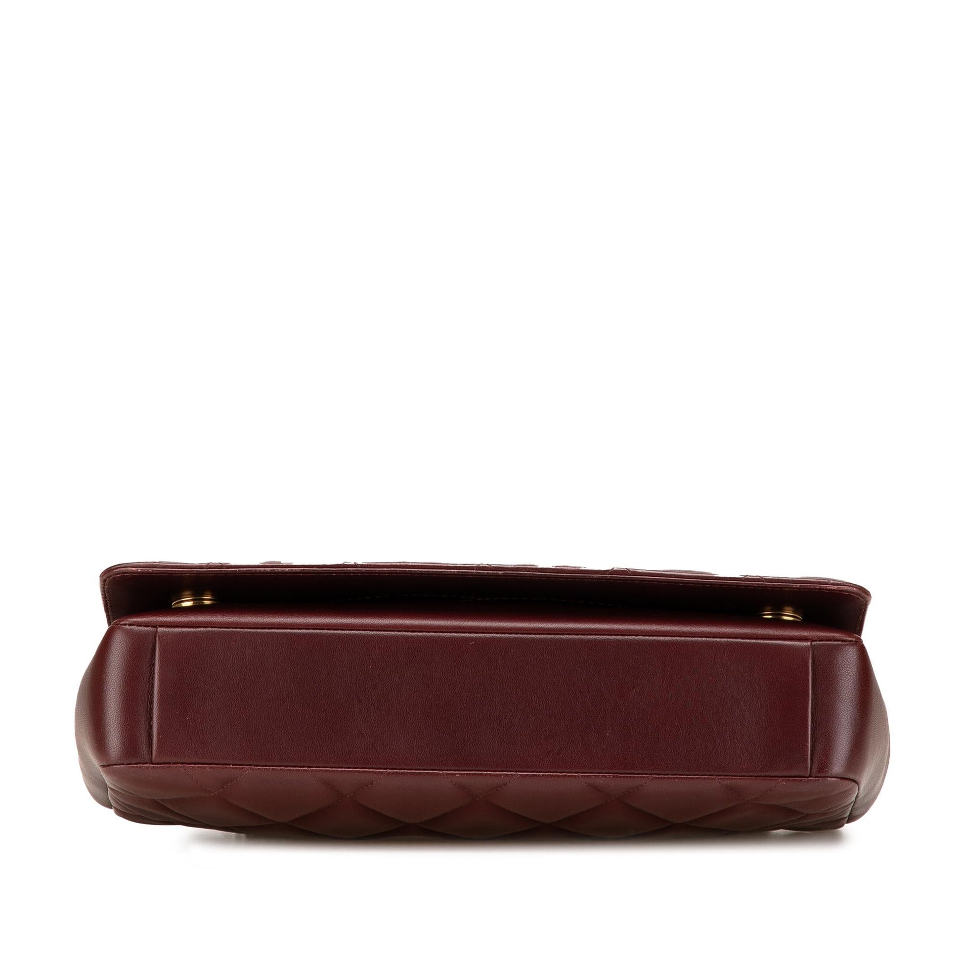 Chanel Quilted Lambskin Diamond CC Flap Handbag