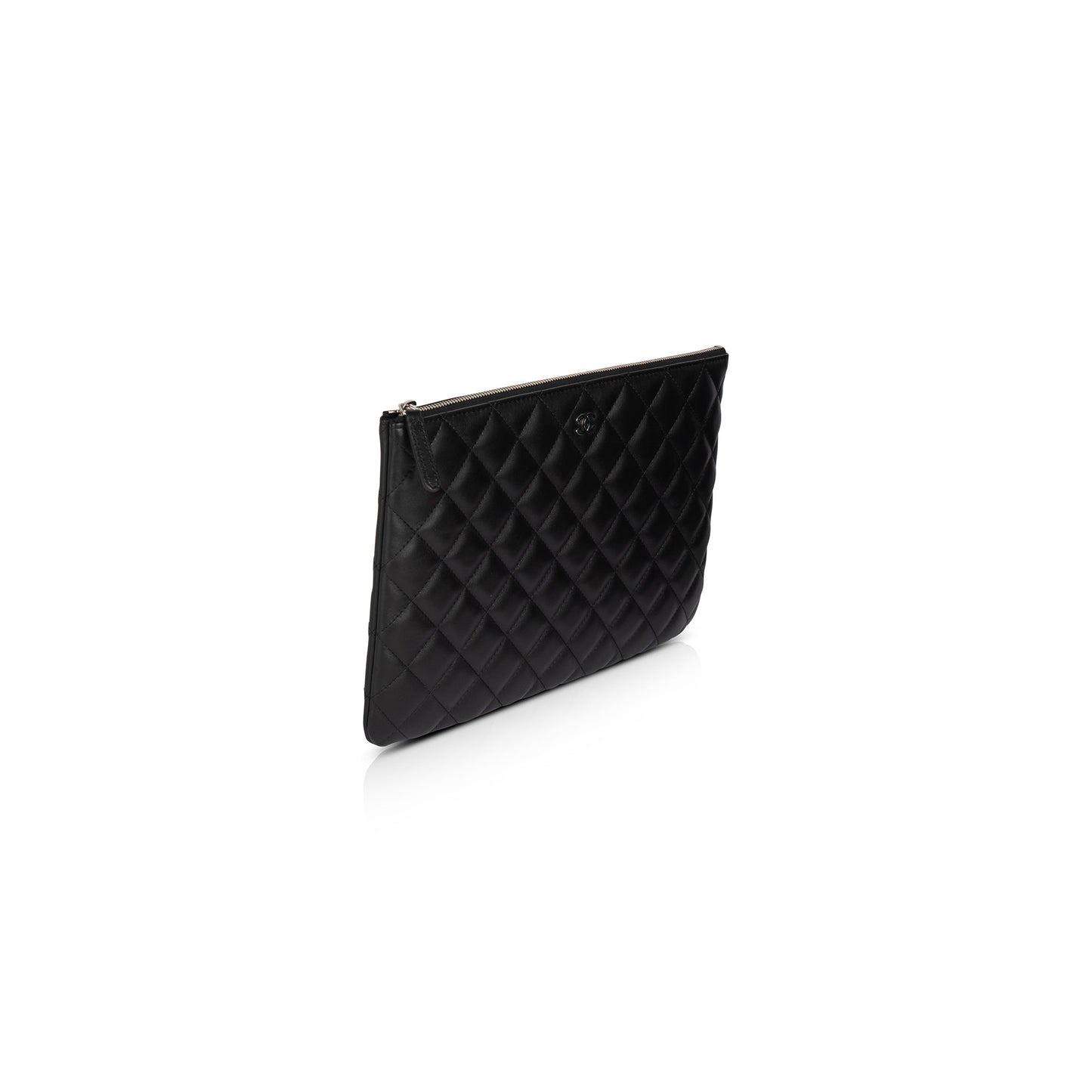 Chanel Quilted O Lambskin Travel Bag