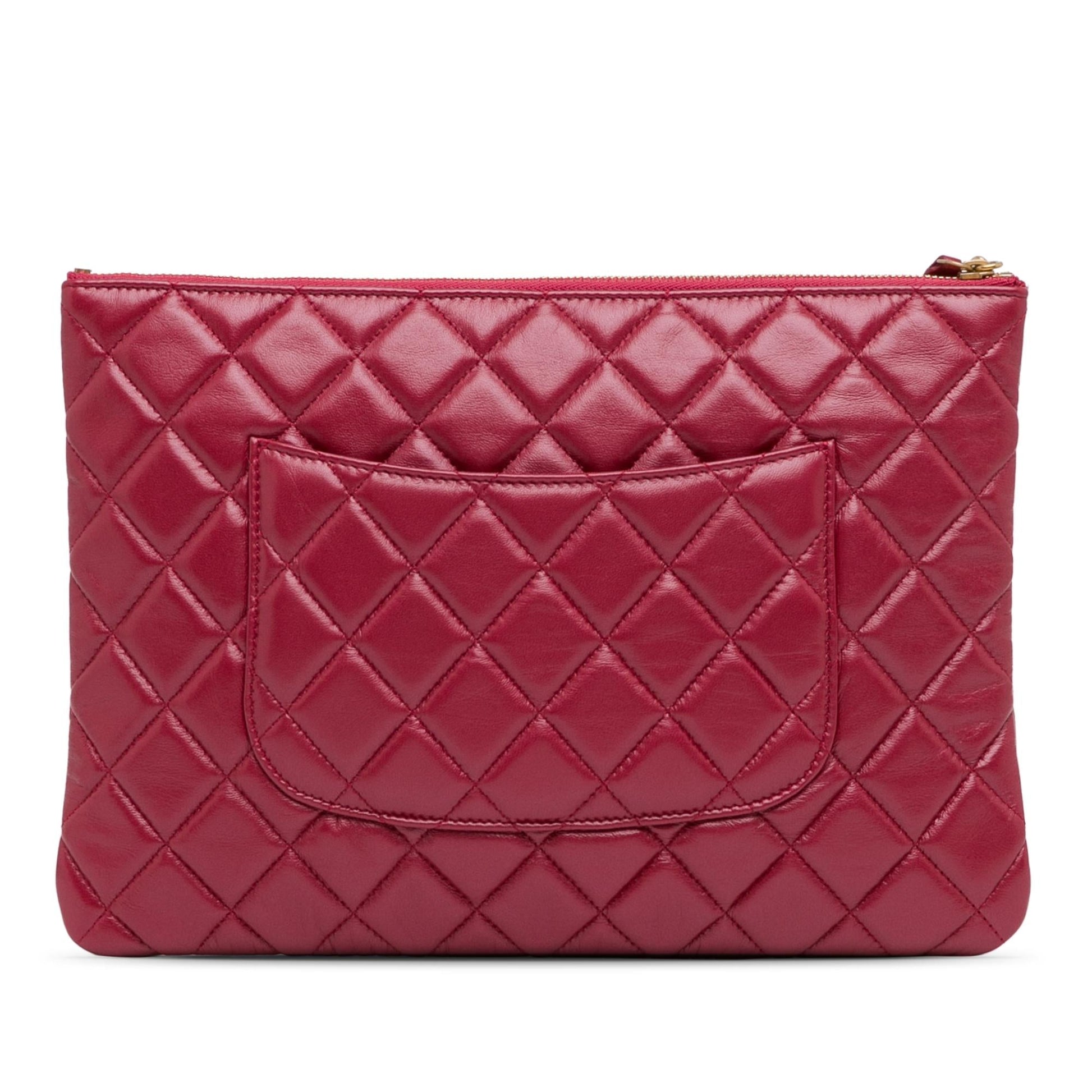 Chanel Quilted Lambskin O SHG-wDy0Mj Clutch Bag
