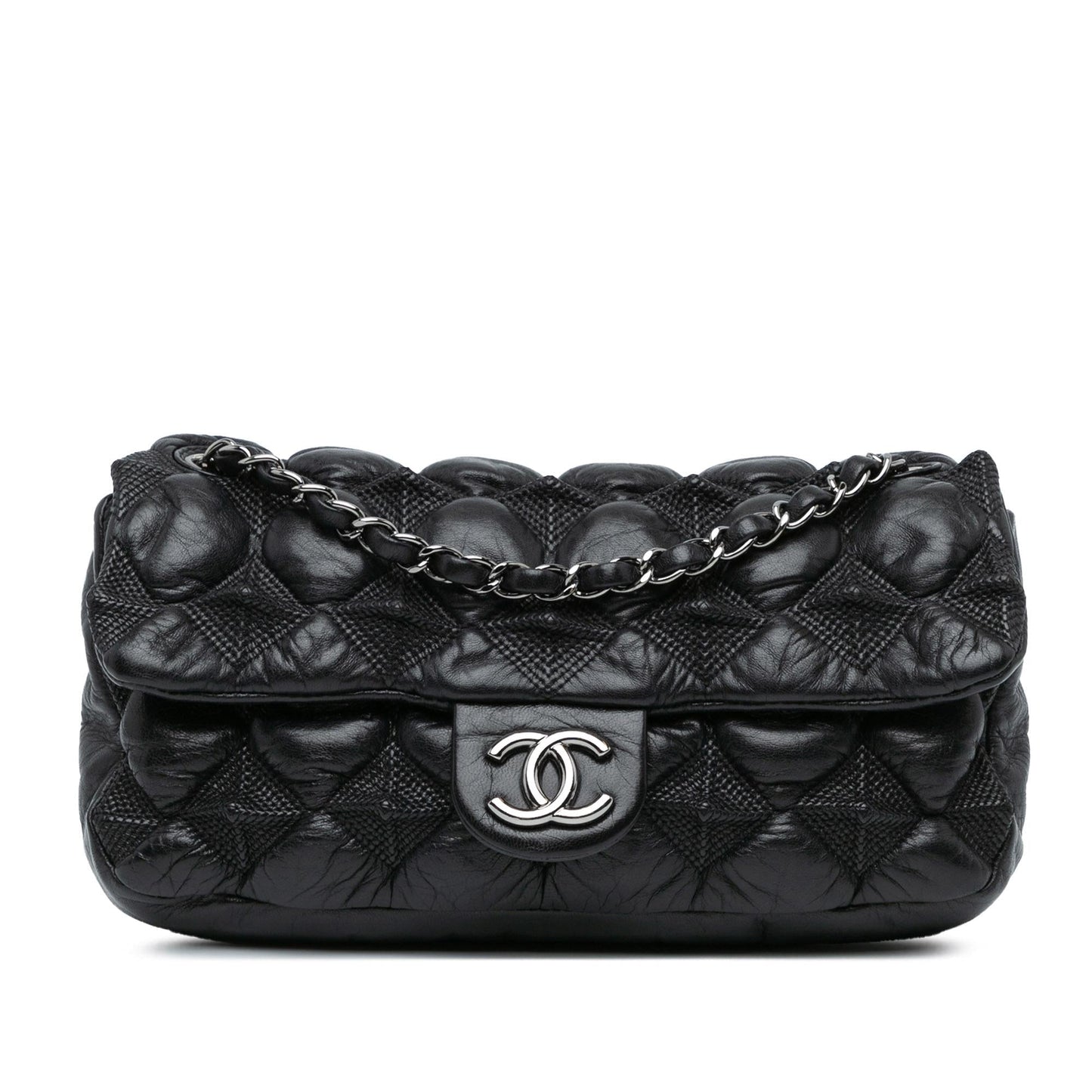 Chanel Quilted Lambskin Stravinsky Flap Handbag