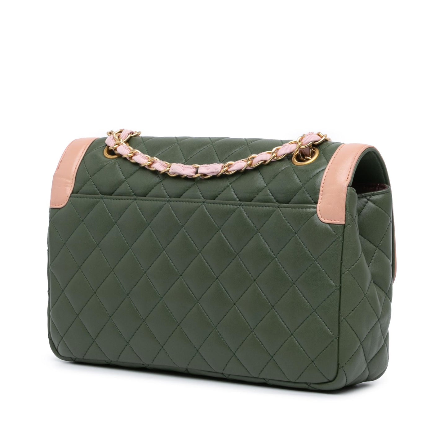 Chanel Quilted Lambskin Two-Tone Day Flap SHG-iv4oiK Handbag