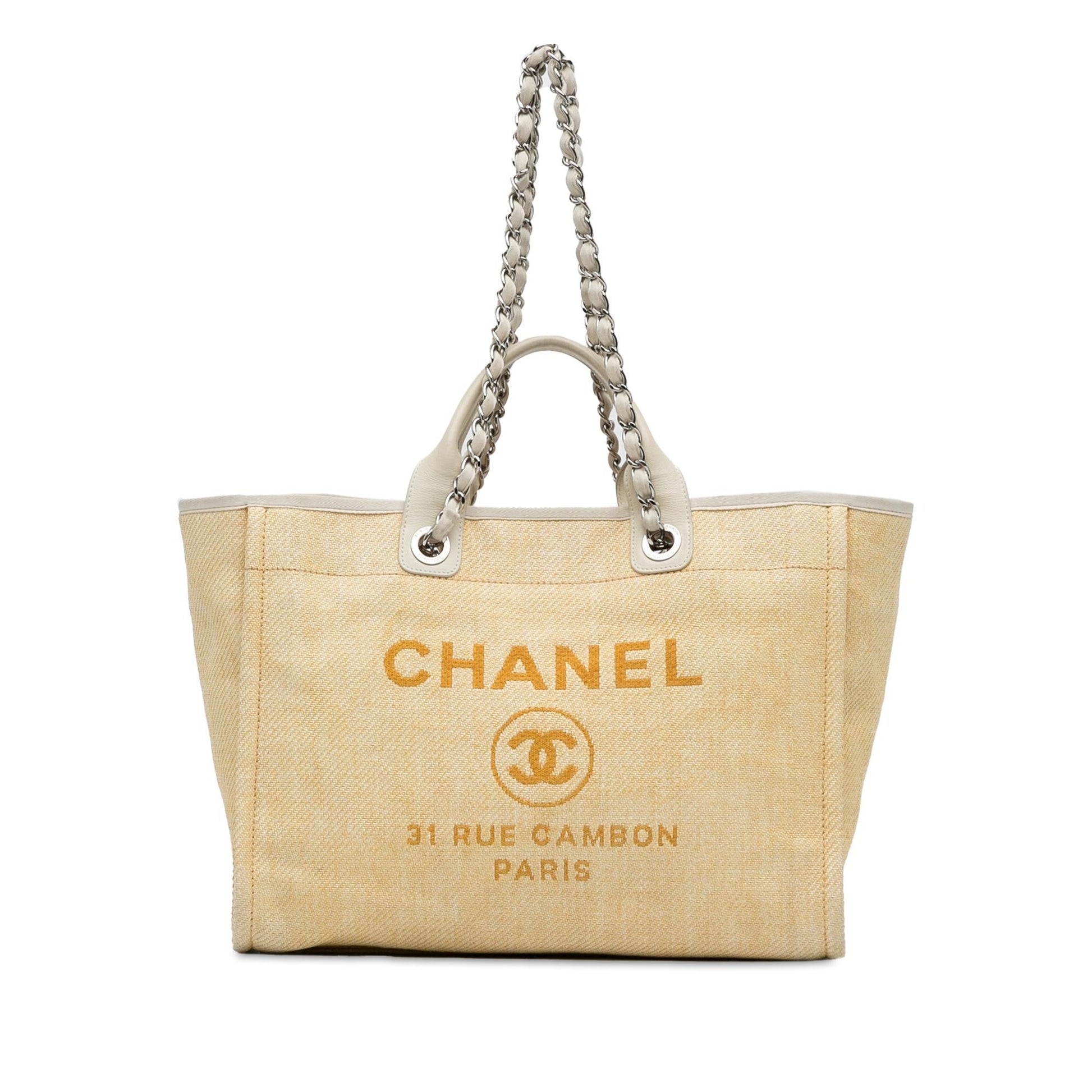 Chanel Raffia Deauville Satchel SHG-1hmcTk Satchel Bag