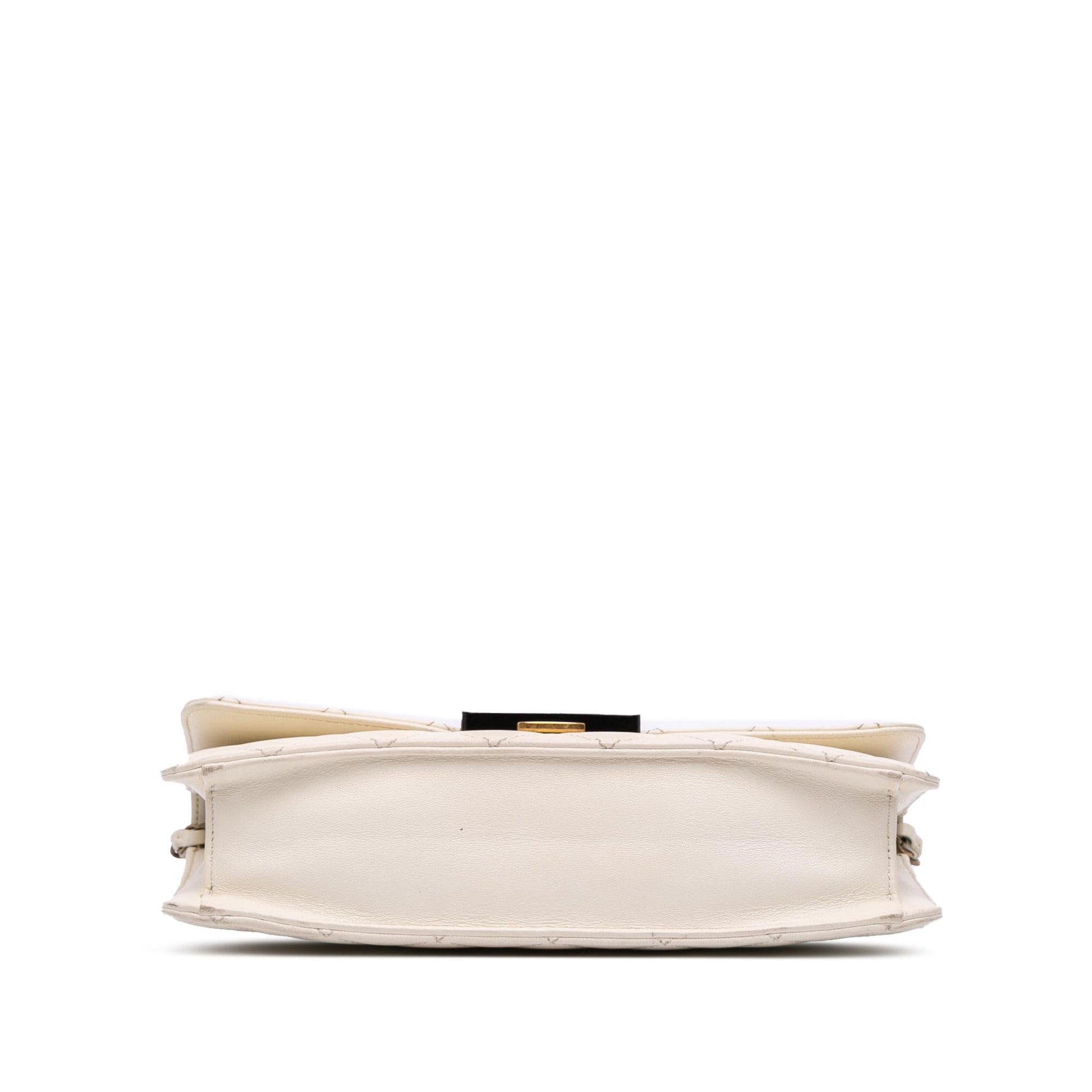 Chanel Sheepskin Beauty Flap Lock Handbag Lock Flap
