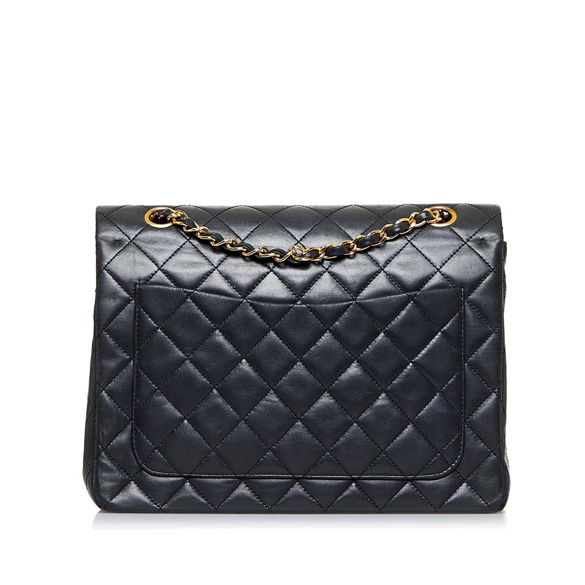 Chanel Tall Classic Lambskin Double Flap SHG-AwW71J Handbag