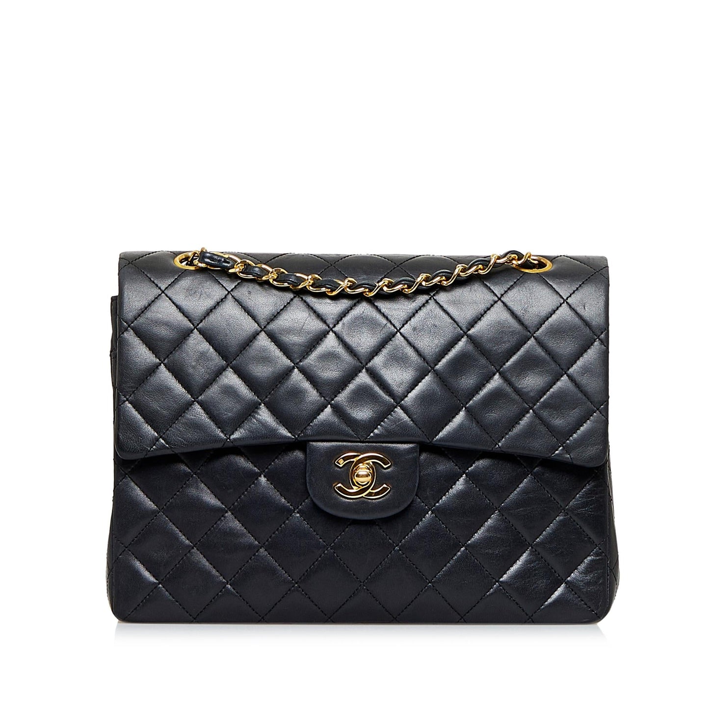 Chanel Tall Classic Lambskin Double Flap SHG-AwW71J Handbag