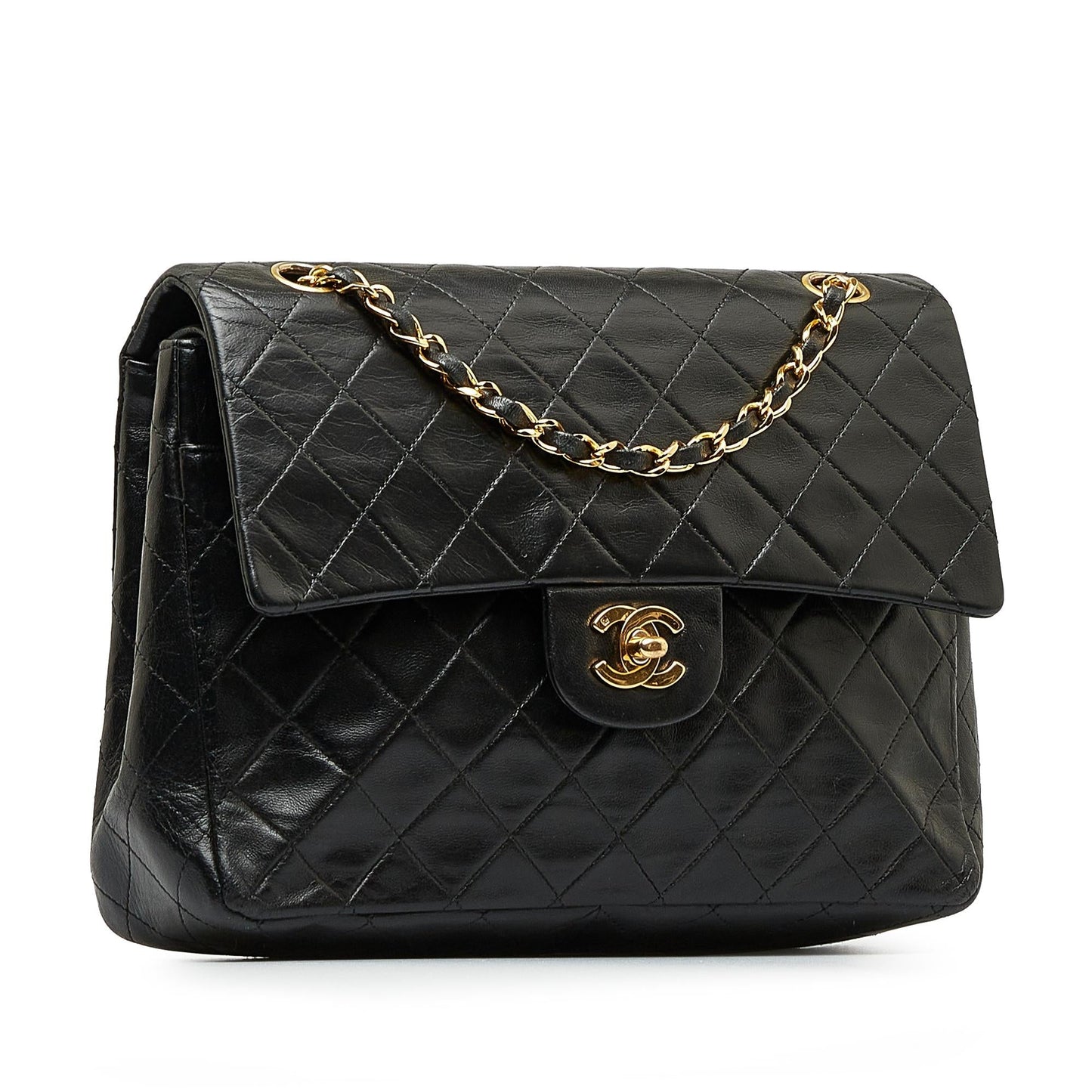 Chanel Tall Classic Lambskin Double Flap SHG-N2XA7B Handbag