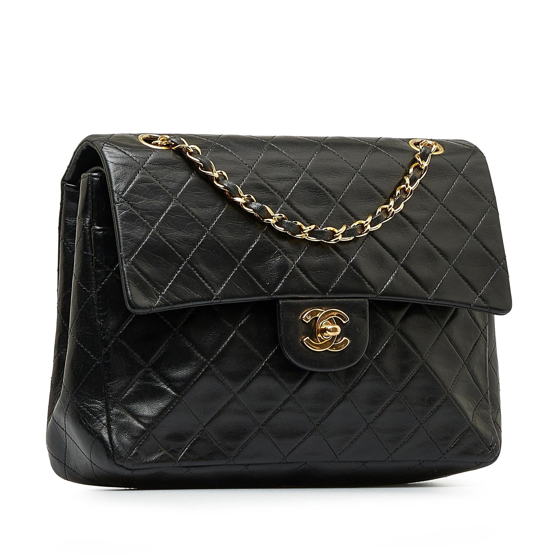 Chanel Tall Classic Lambskin Double Flap SHG-N2XA7B Handbag