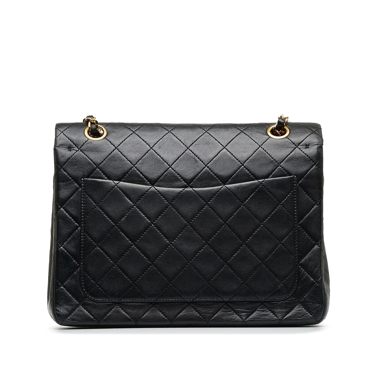 Chanel Tall Classic Lambskin Double Flap SHG-noIwy5 Handbag