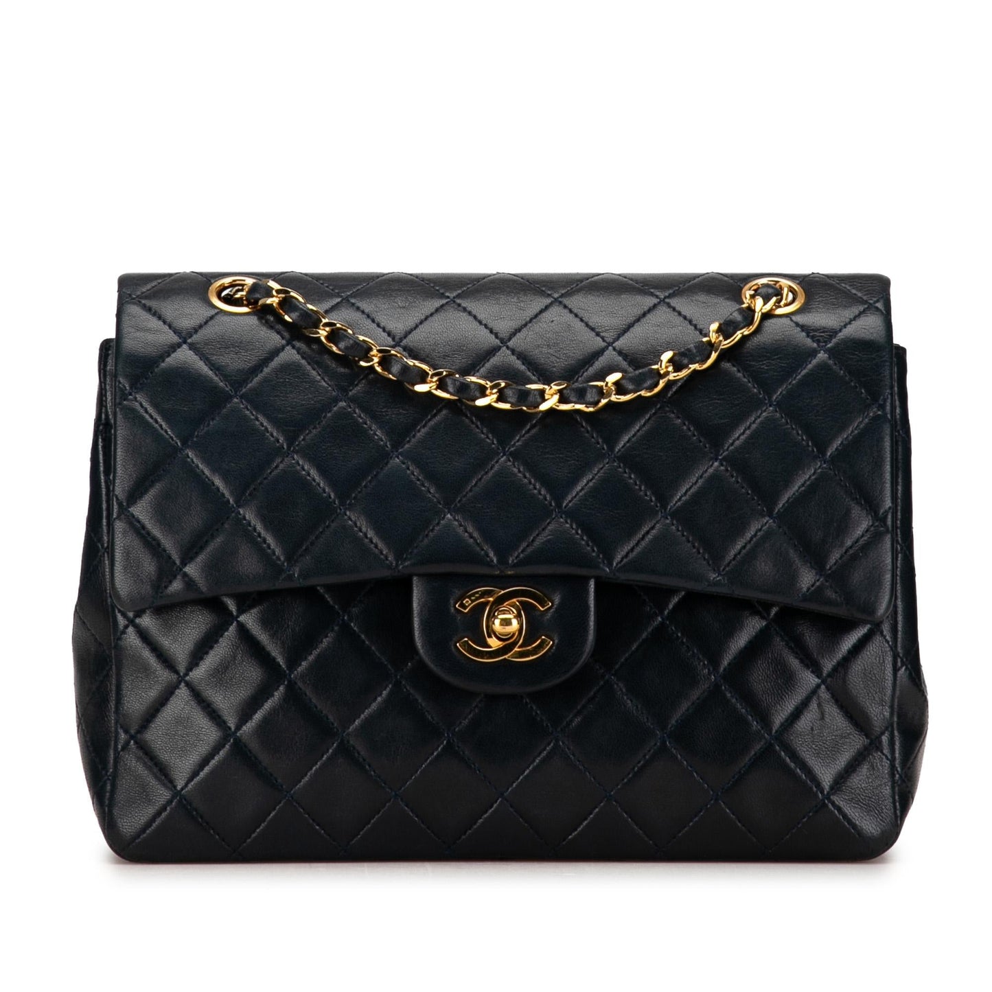 Chanel Tall Classic Lambskin Double Flap SHG-GtveFH Handbag