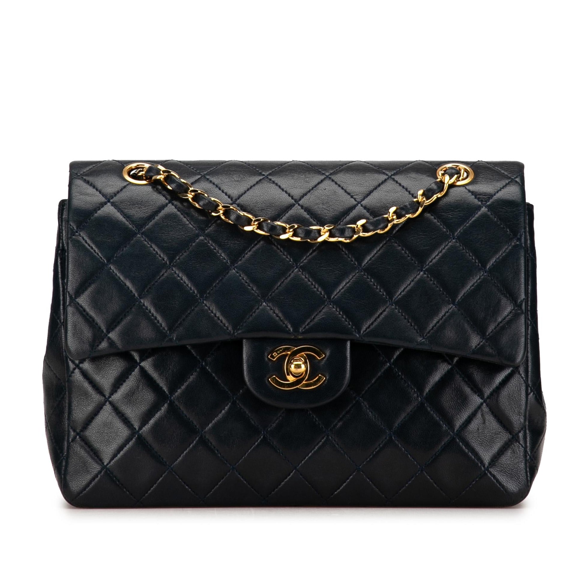 Chanel Tall Classic Lambskin Double Flap SHG-GtveFH Handbag