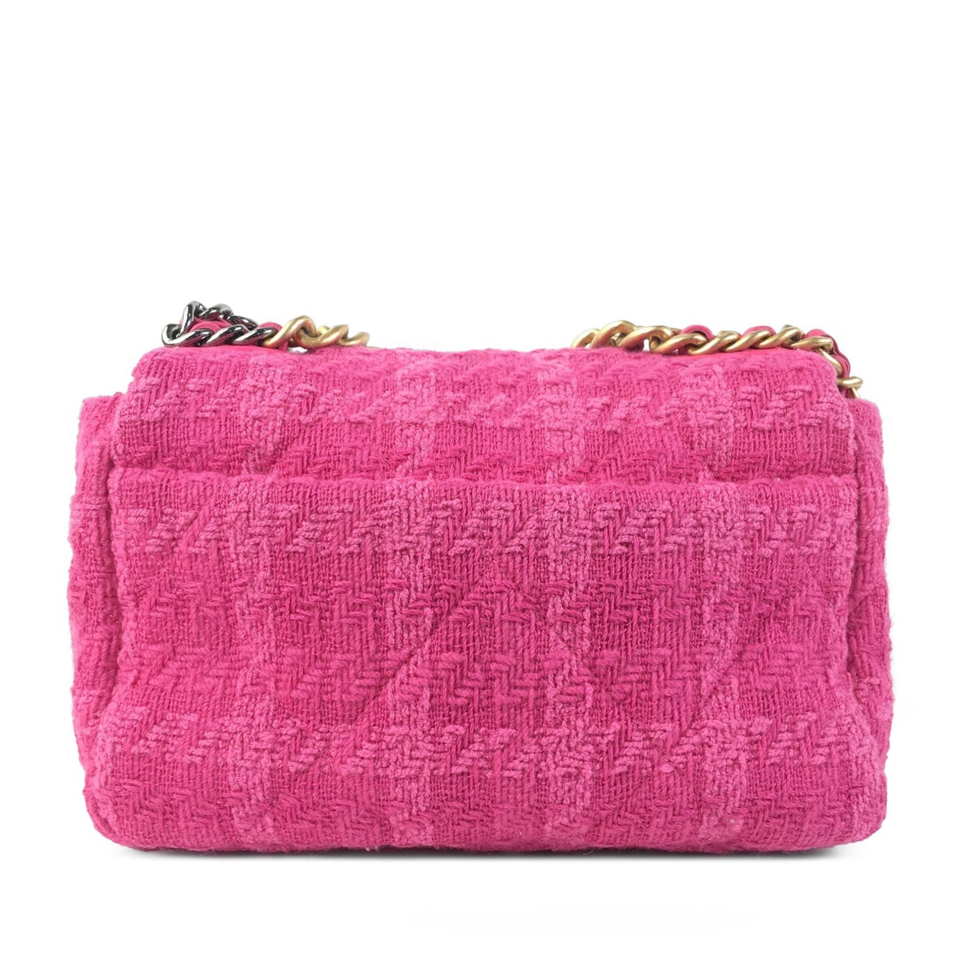 Chanel Tweed 19 Flap SHG-njtjMw Handbag