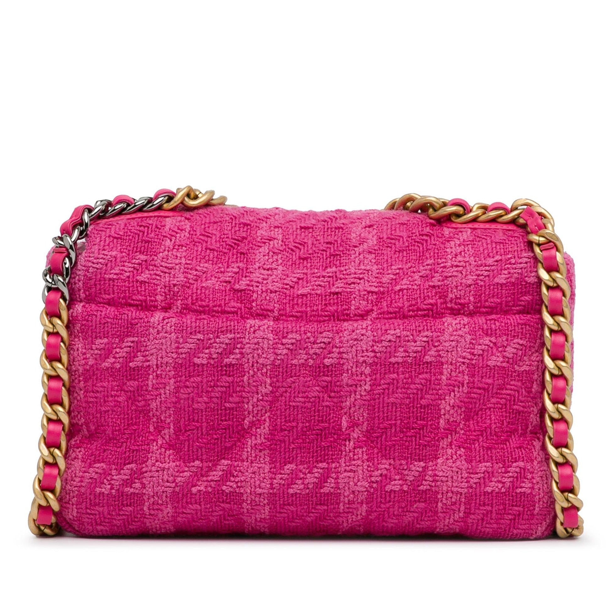 Chanel Tweed 19 Flap SHG-sCADBh Handbag