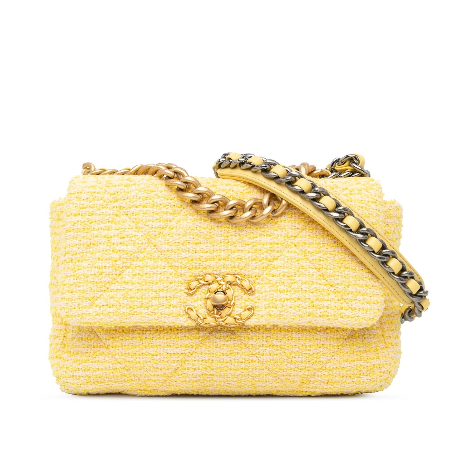 Chanel Tweed 19 Flap SHG-MtdIAp Handbag