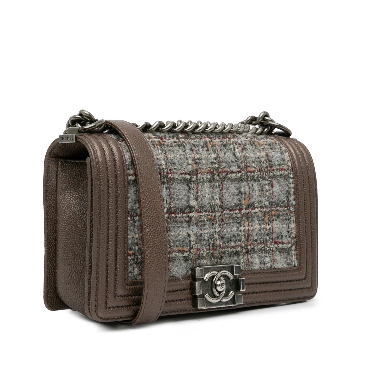 Chanel Tweed Boy Flap SHG-zJI6Qb Handbag