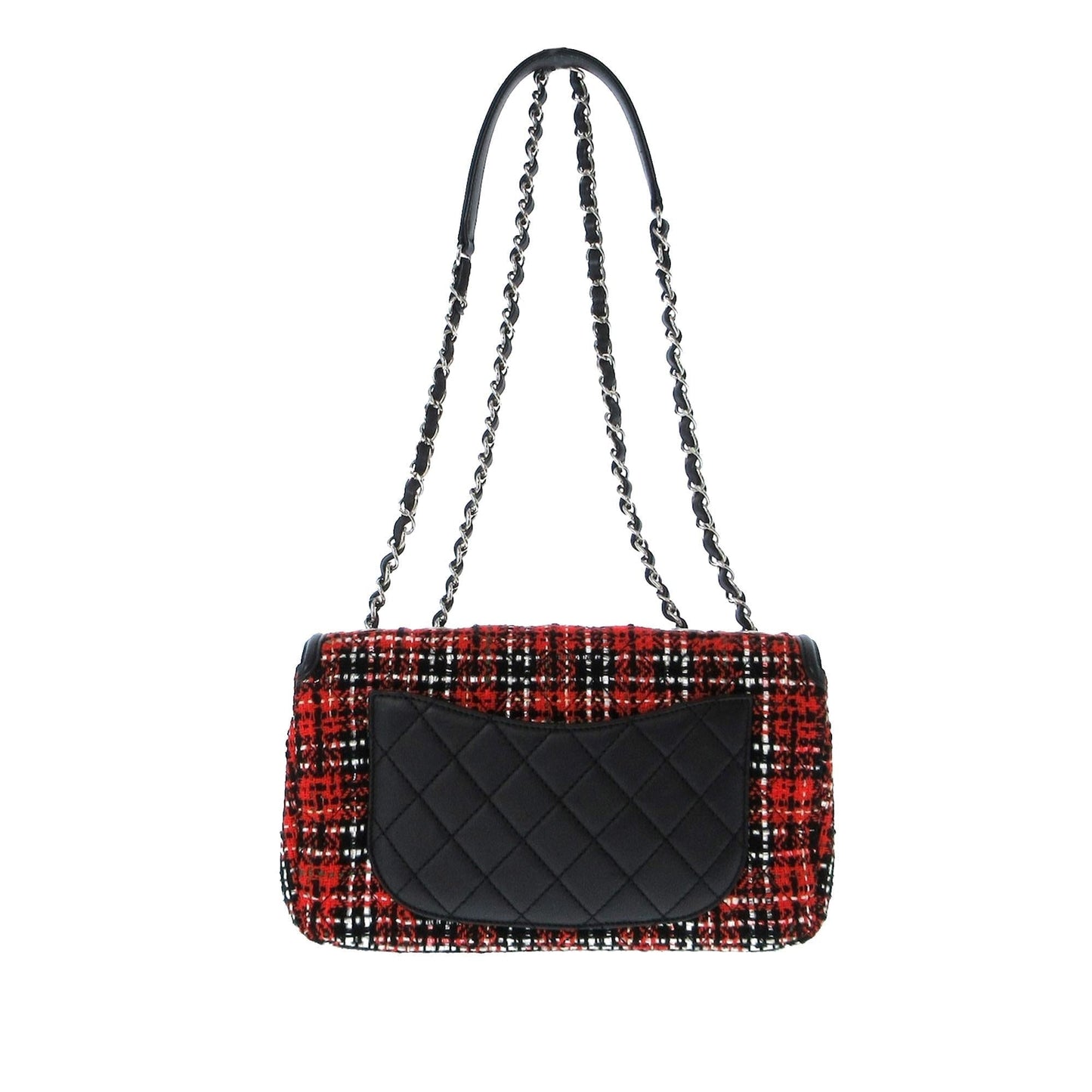 Chanel Medium Tweed Cc Filigree Flap (Shg-1Z9Kzx) Bag