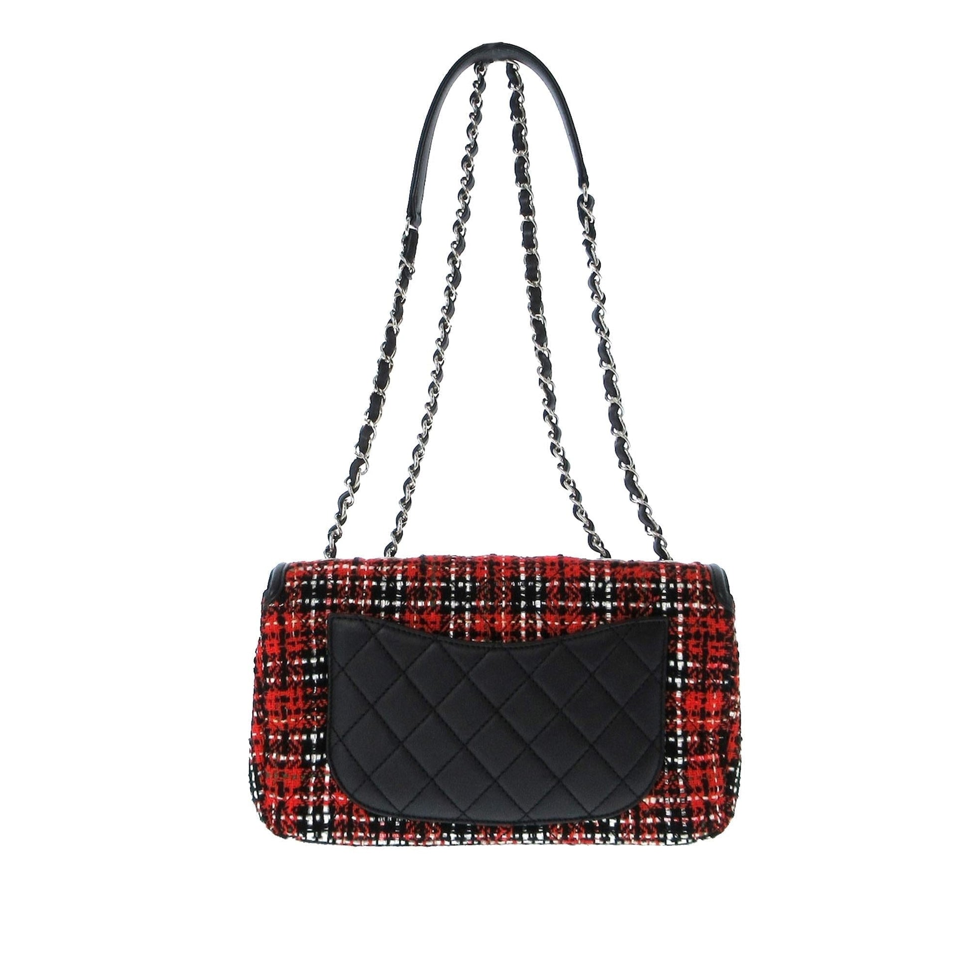 Chanel Medium Tweed Cc Filigree Flap (Shg-1Z9Kzx) Bag