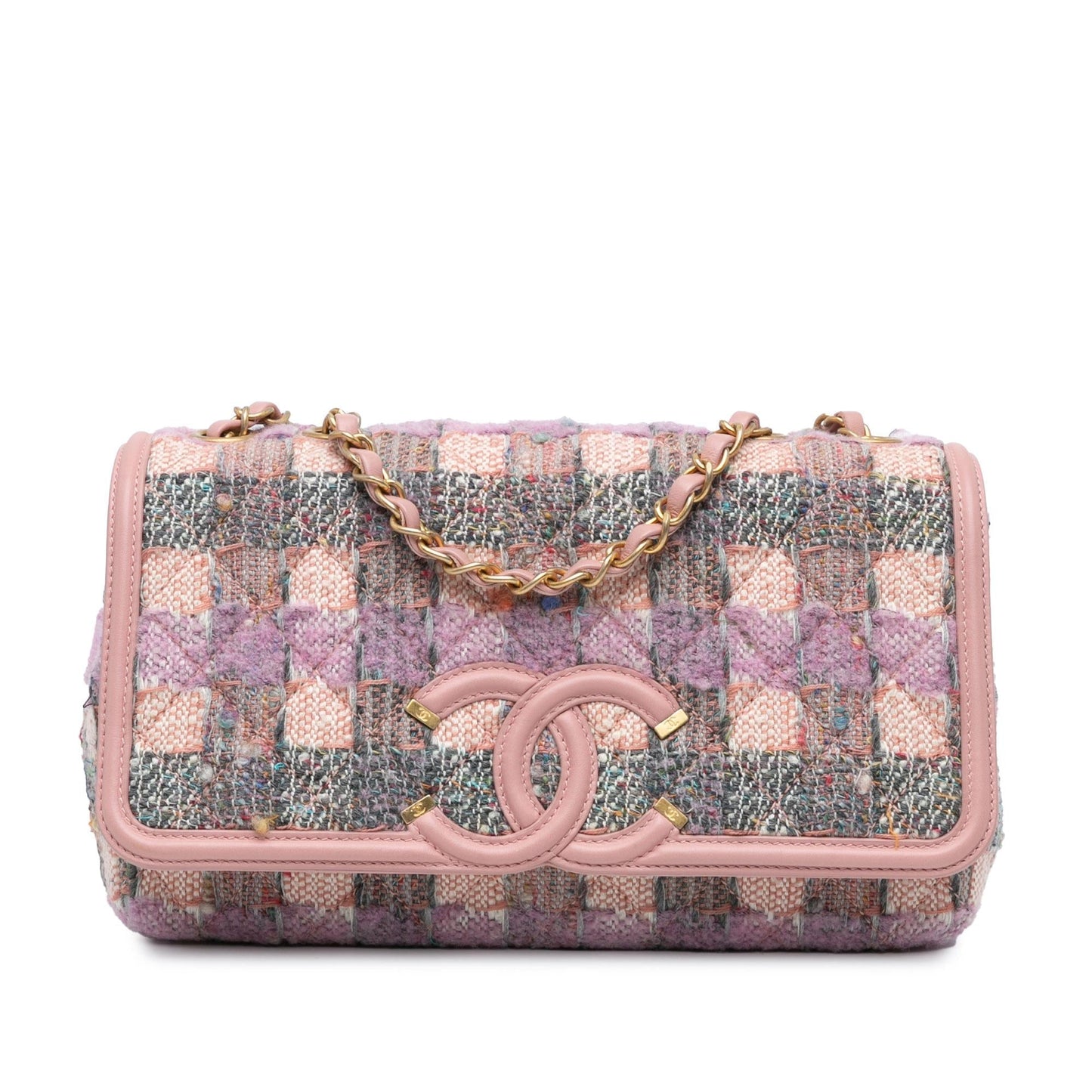 Chanel Tweed CC Filigree Flap SHG-etcTz4 Handbag