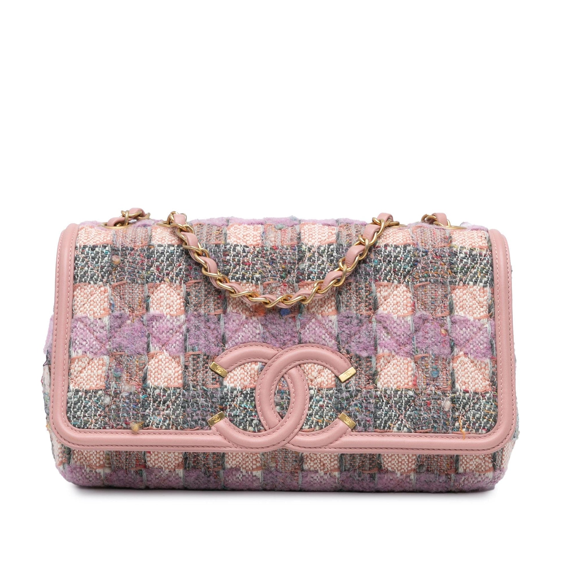 Chanel Tweed CC Filigree Flap SHG-etcTz4 Handbag