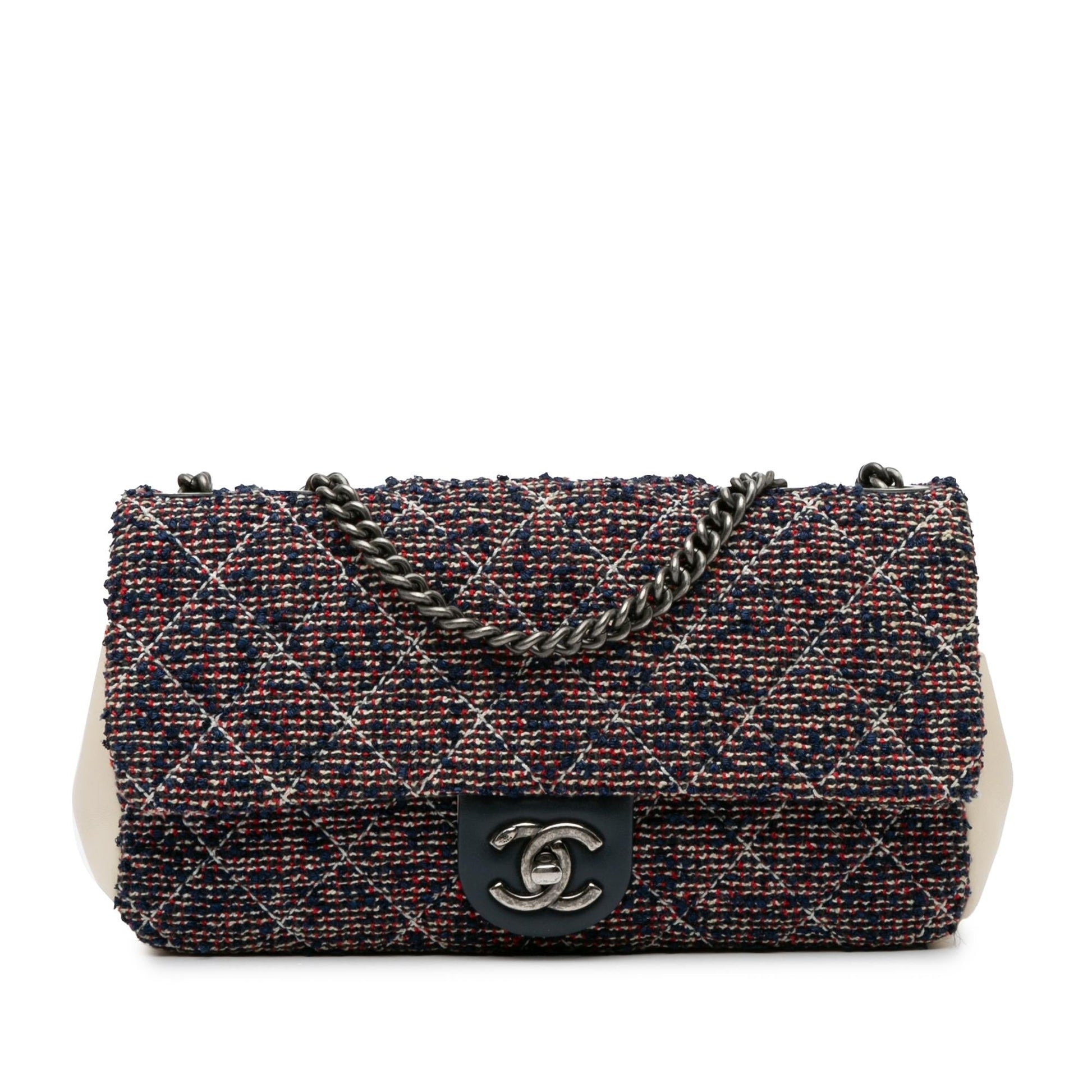 Chanel Tweed Single Flap SHG-2oV8gp Handbag