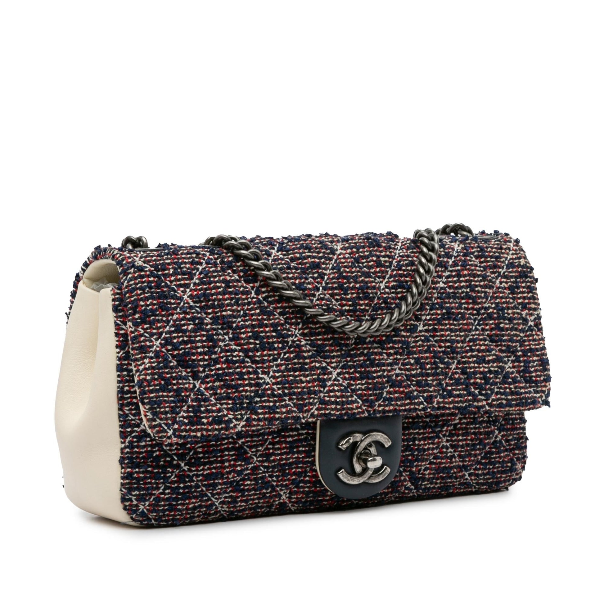 Chanel Tweed Single Flap SHG-2oV8gp Handbag