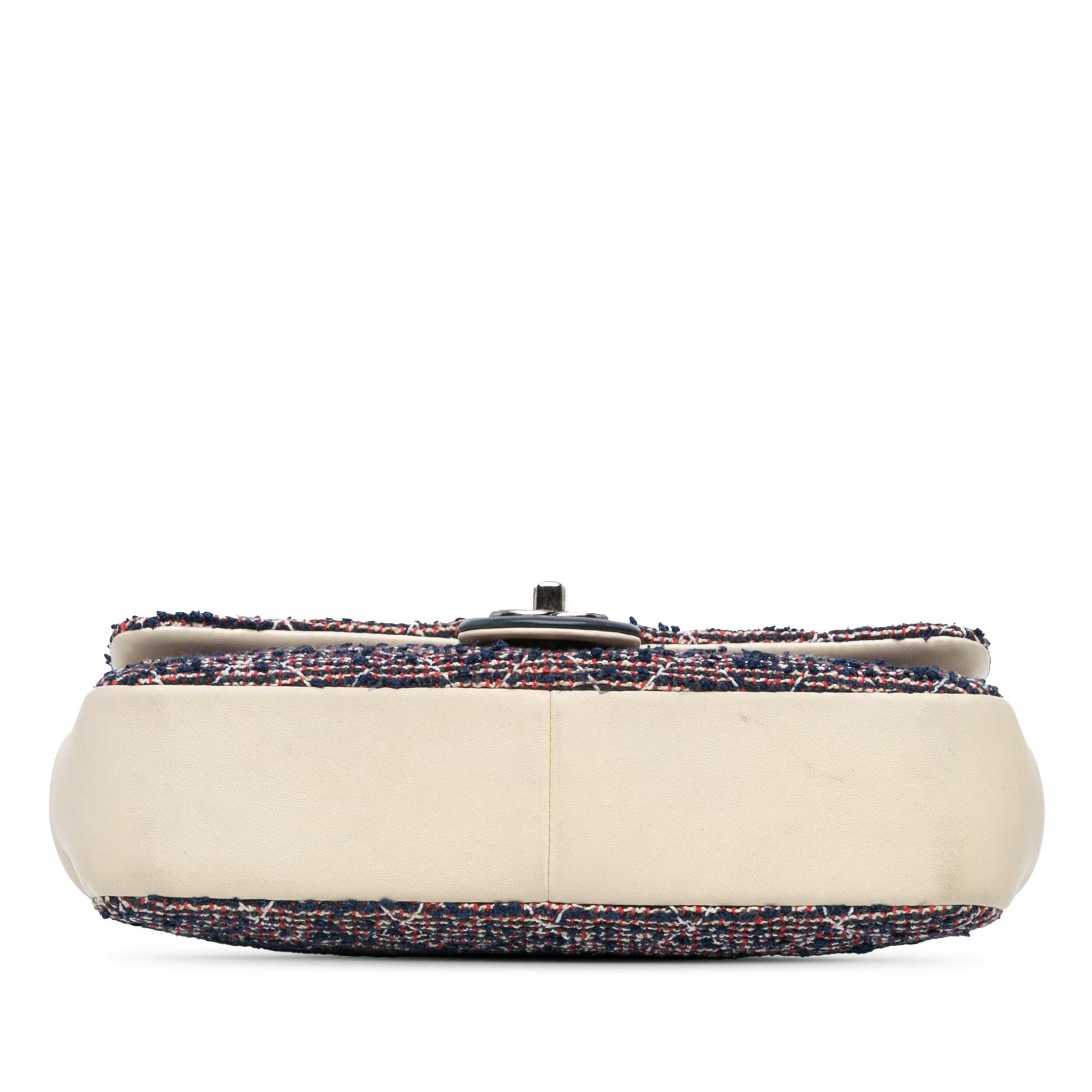 Chanel Tweed Single Flap Handbag