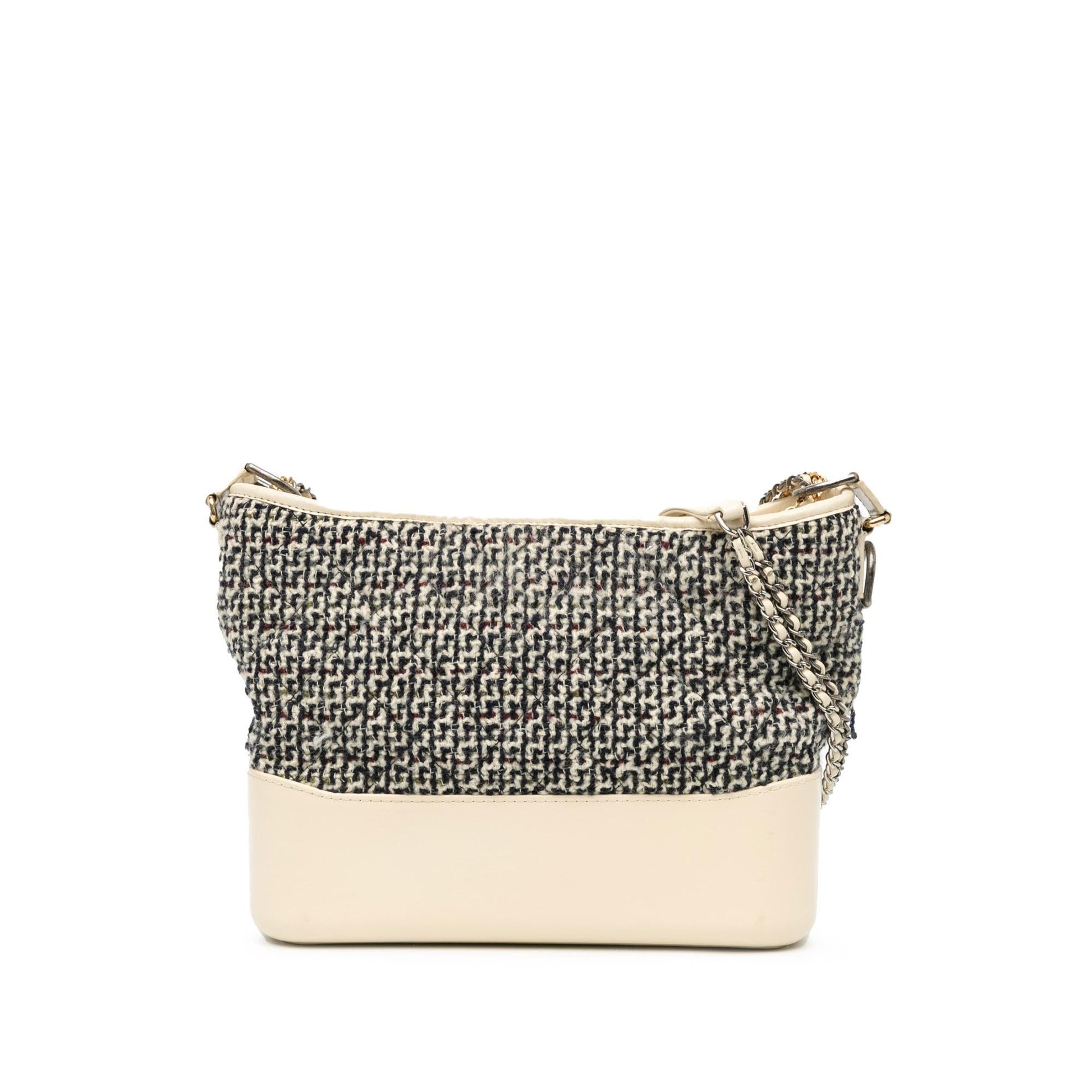 Chanel Tweed Lambskin Gabrielle Crossbody Bag