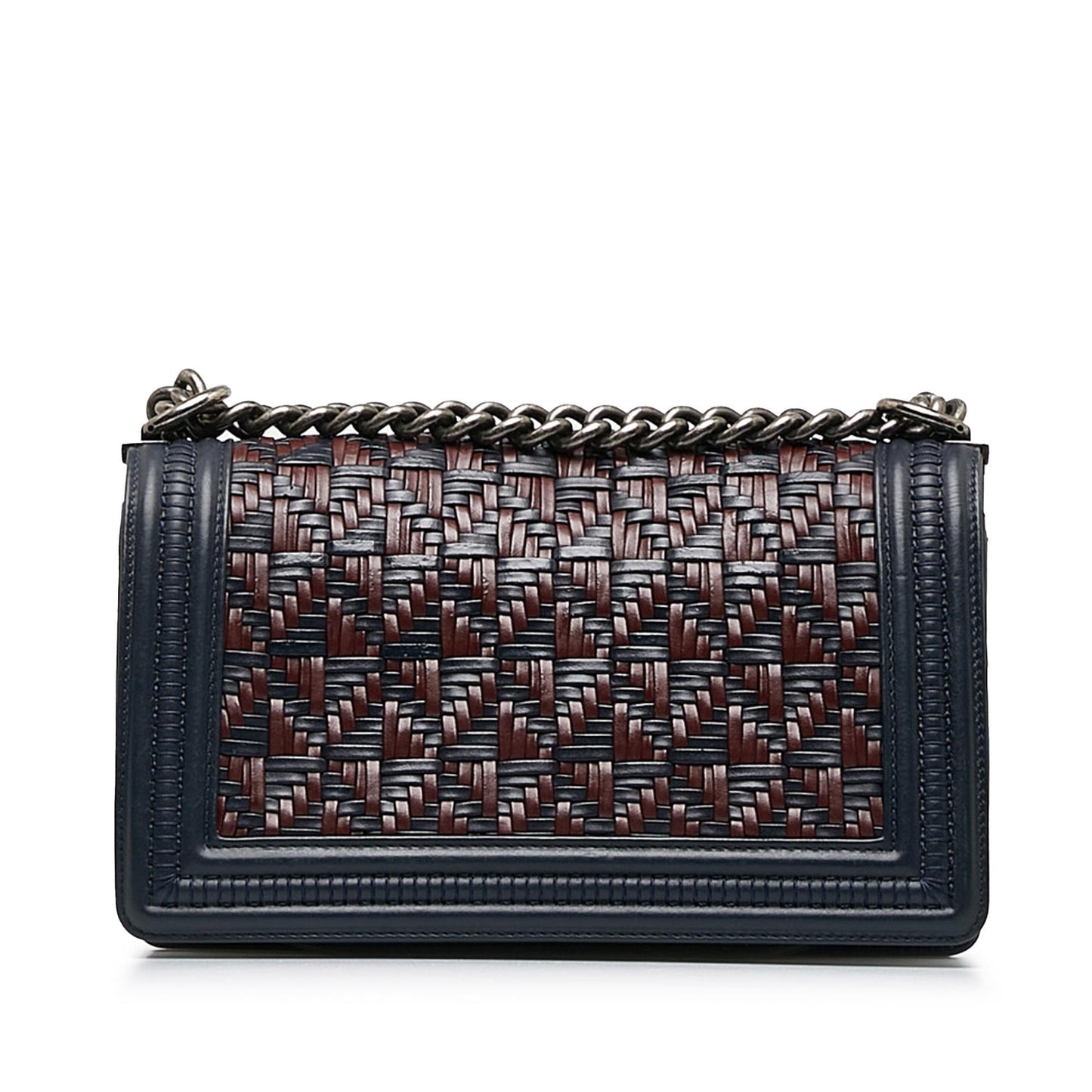 Chanel Woven Lambskin Boy Flap SHG-FyfyN3 Handbag