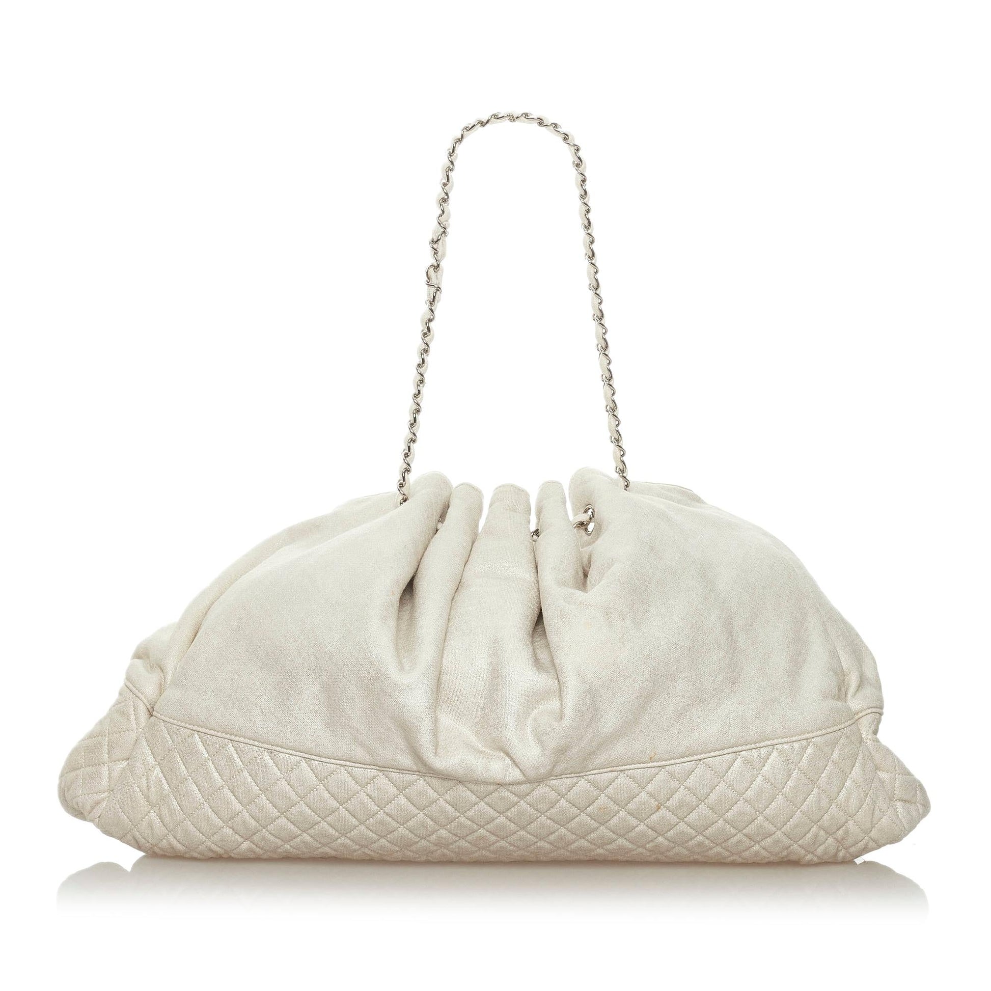 Chanel Melrose Cabas Cotton SHG Tote Bag