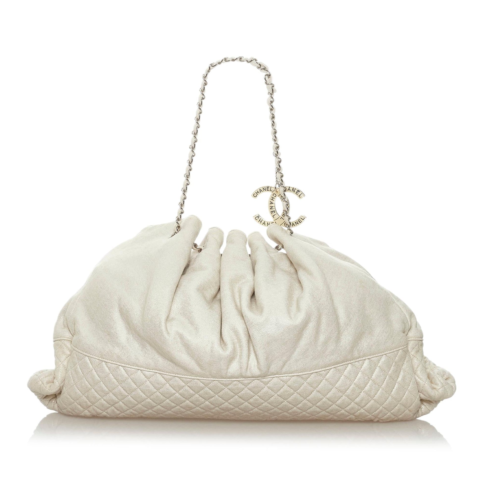 Chanel Melrose Cabas Cotton SHG Tote Bag