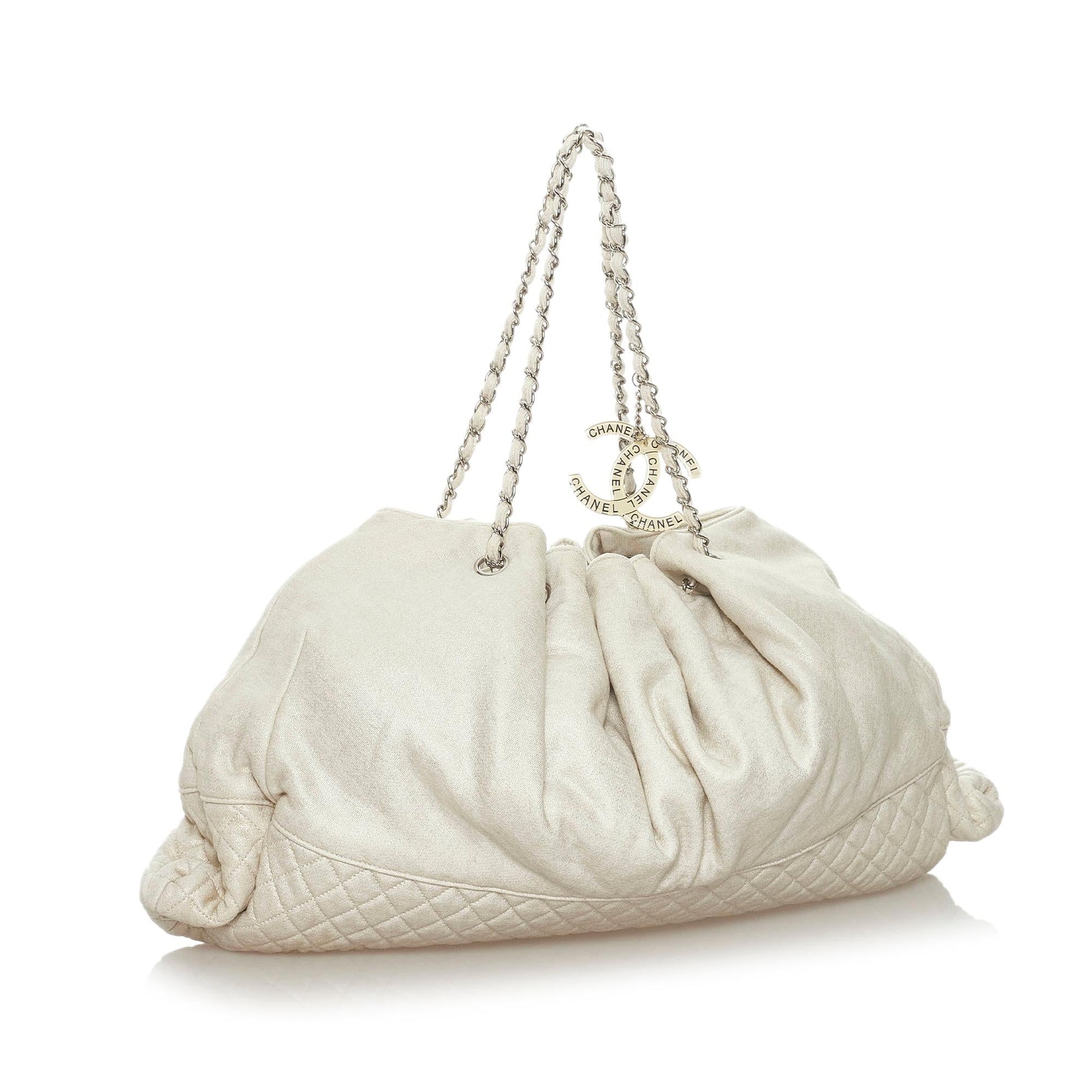 Chanel Melrose Cabas Cotton SHG Tote Bag