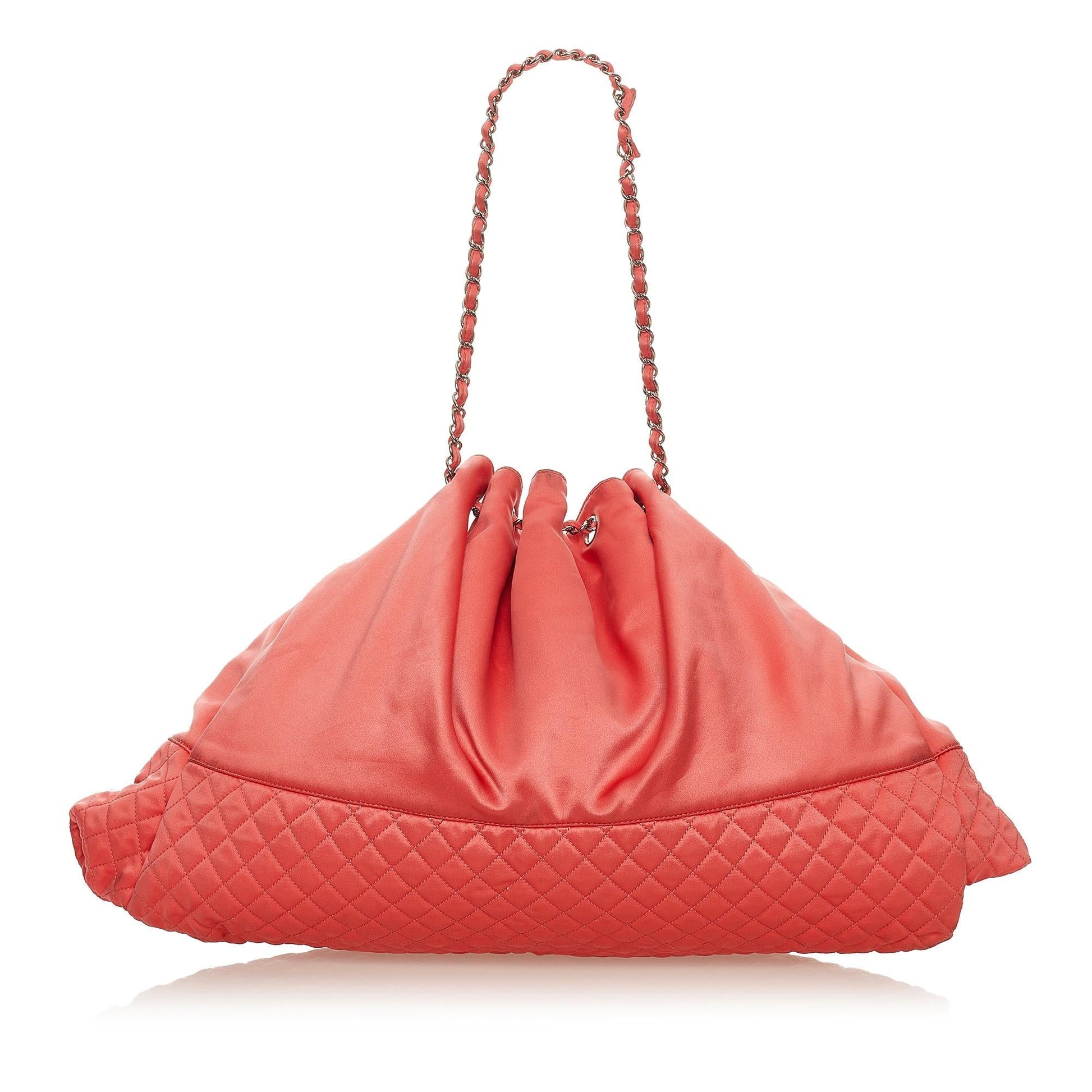 Chanel Melrose Cabas Satin SHG Shoulder Bag