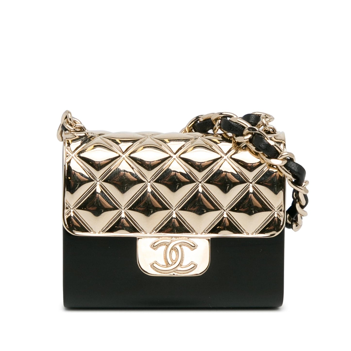 Chanel Metal And Resin Chain Flap Pendant Necklace (Shg-Xtw85C)