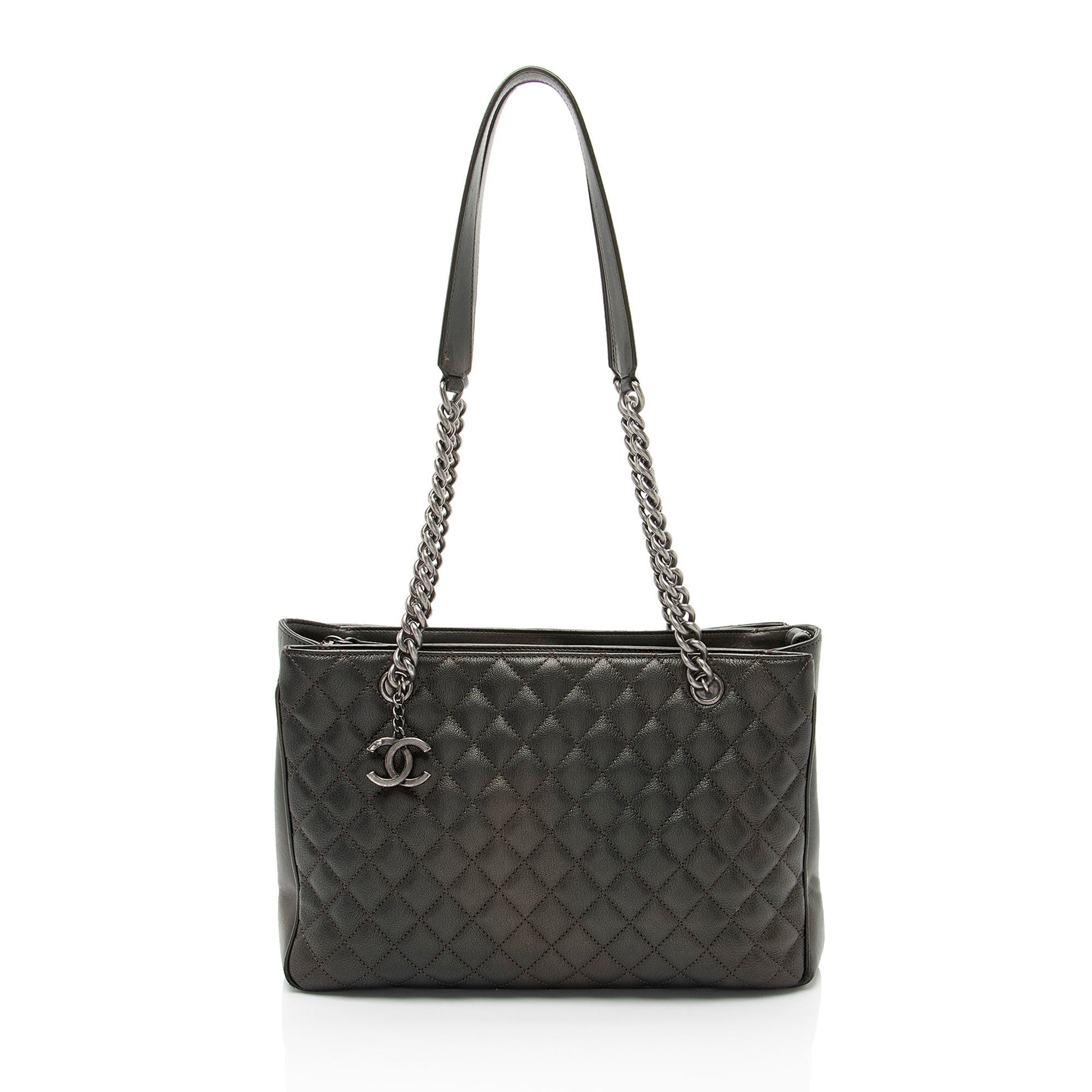 Chanel ium Leather Tote Bag