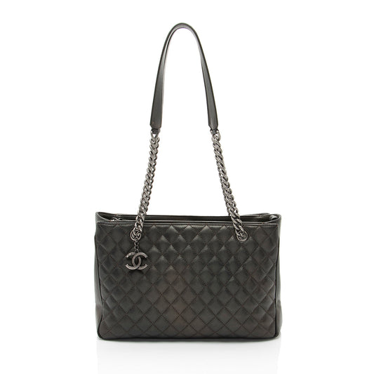 Chanel ium Leather Tote Bag