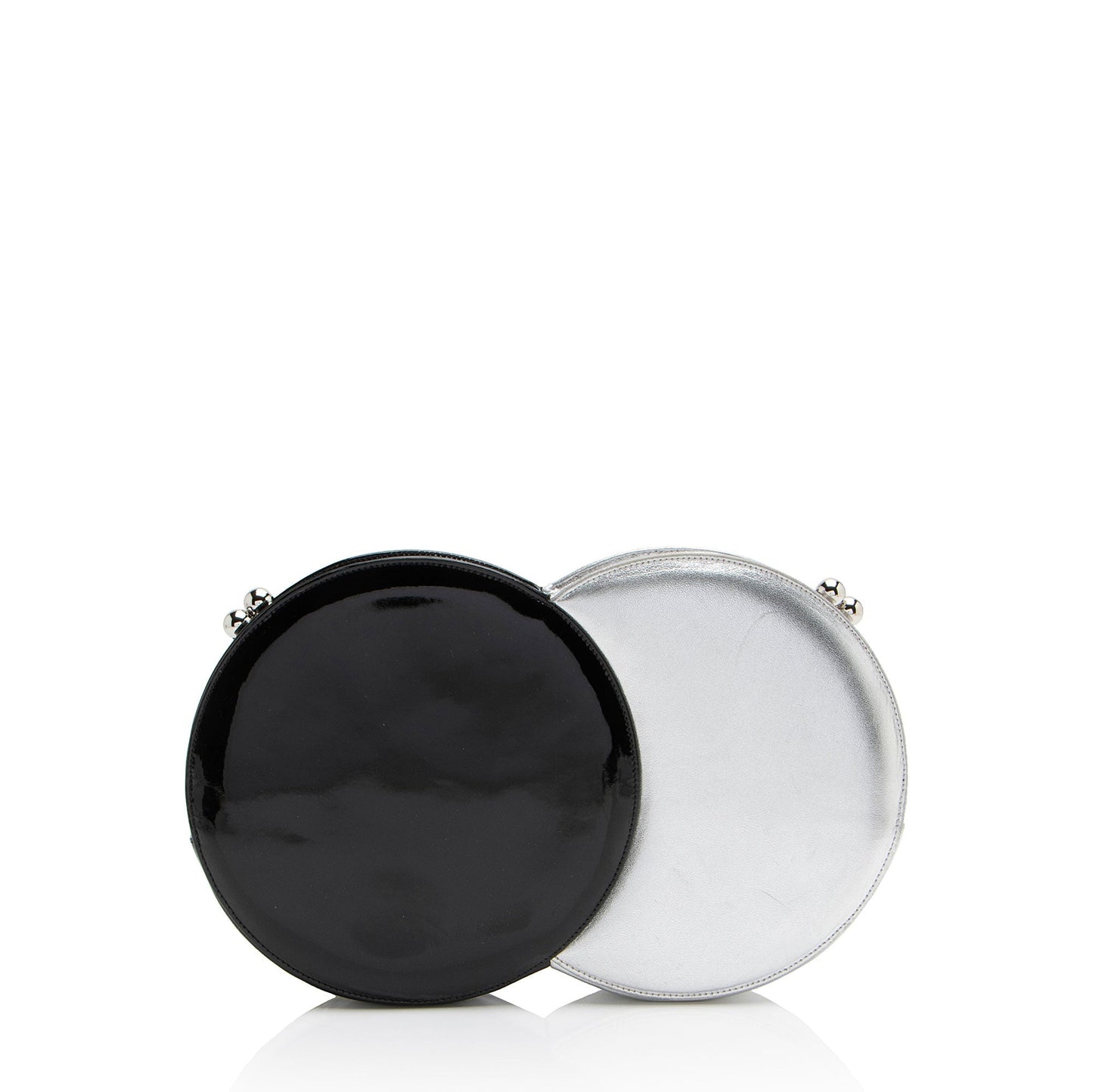 Chanel Circle Leather Clutch Bag