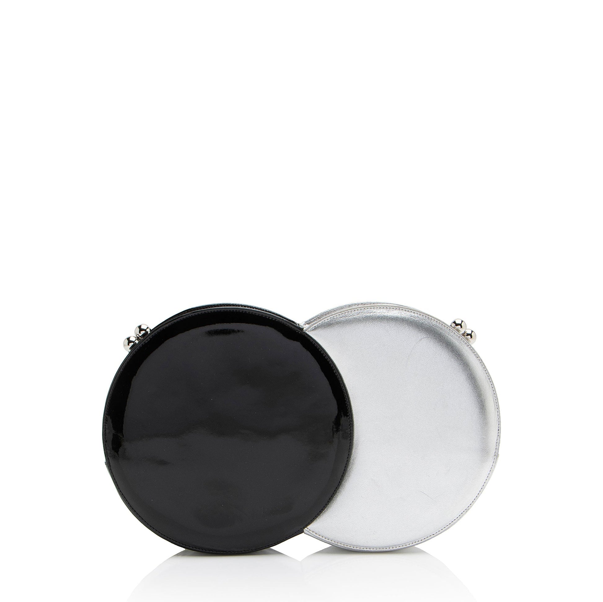 Chanel Circle Leather Clutch Bag