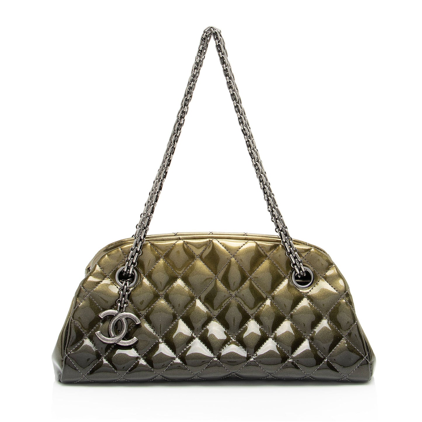 Chanel e Bowler SHF-9cE7hE Small Leather Handbag