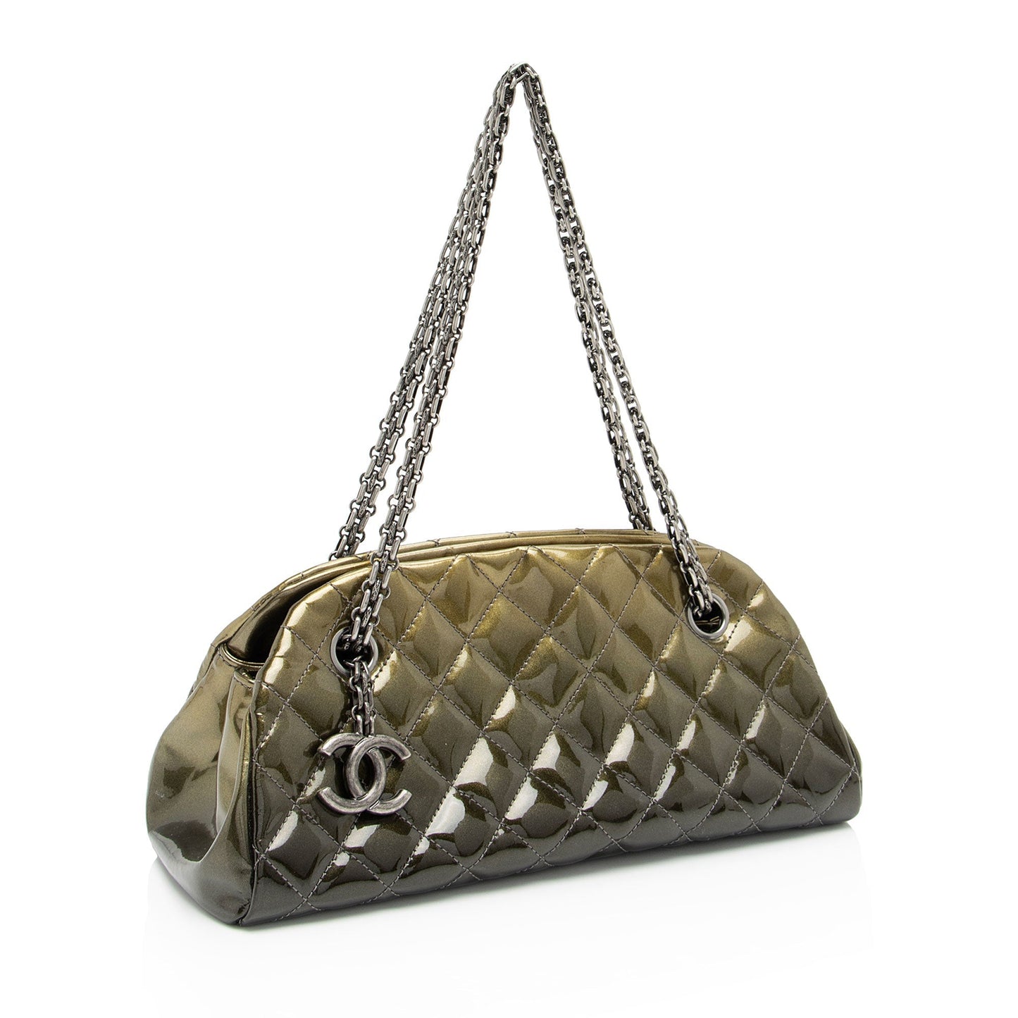 Chanel e Bowler SHF-9cE7hE Small Leather Handbag